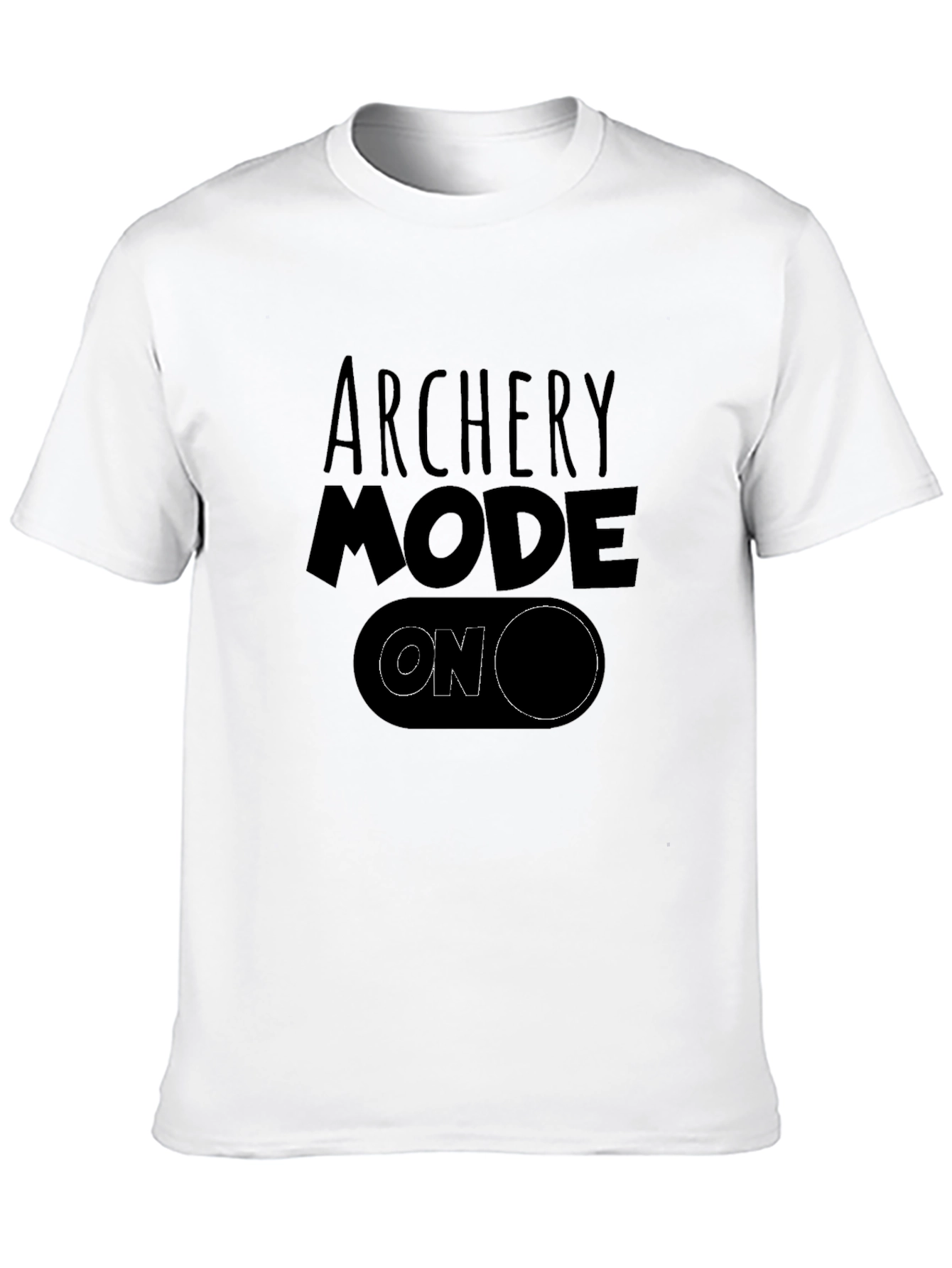 Archery Mode On Black T-Shirt
