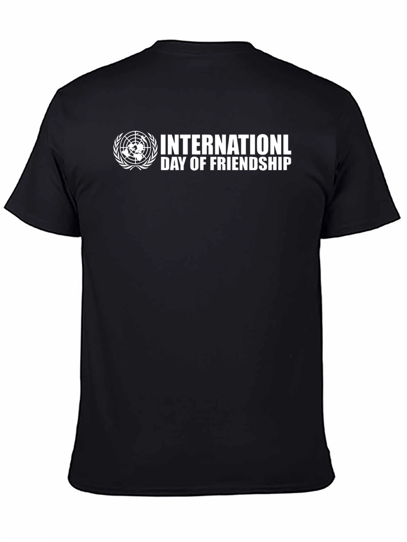 International Friendship Day Black T-Shirt