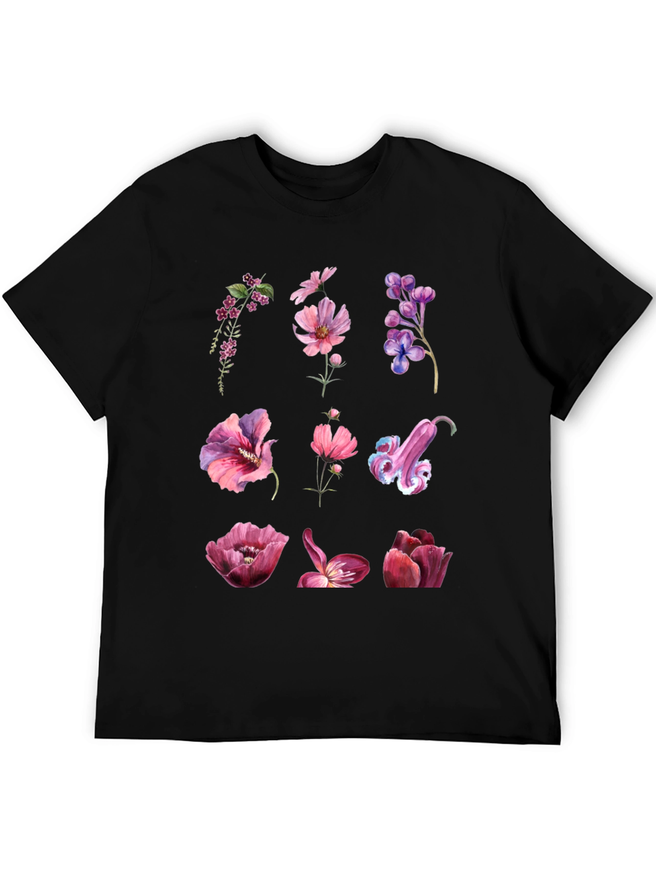 Floral Print T-Shirt - Nature Inspired Design