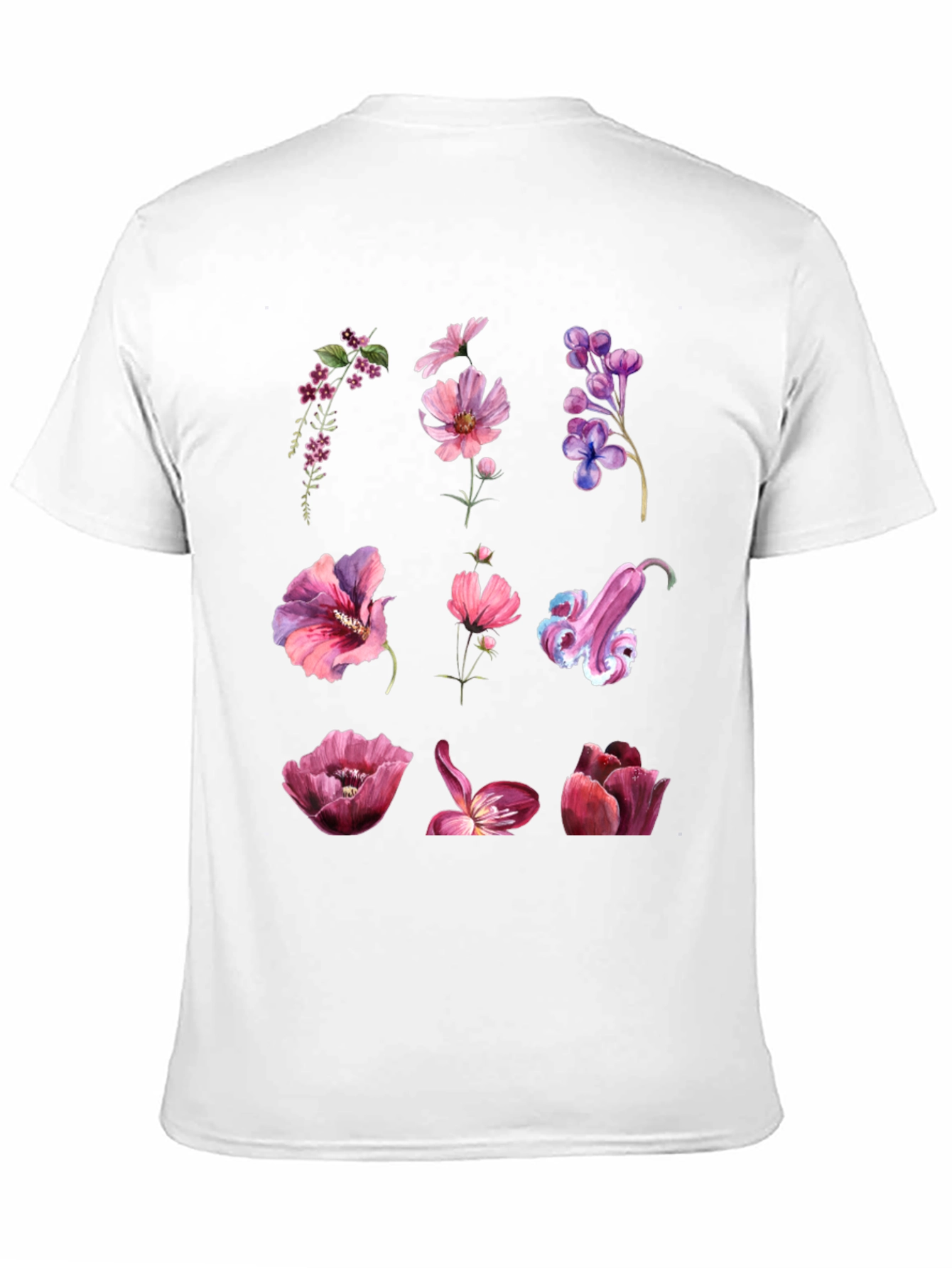 Floral Print T-Shirt - Nature Inspired Design