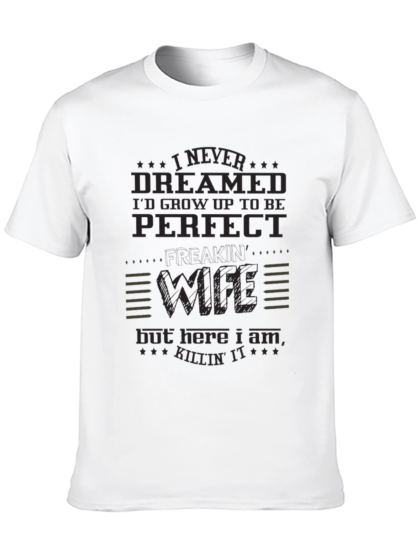 Perfect Wife Black Graphic Tee