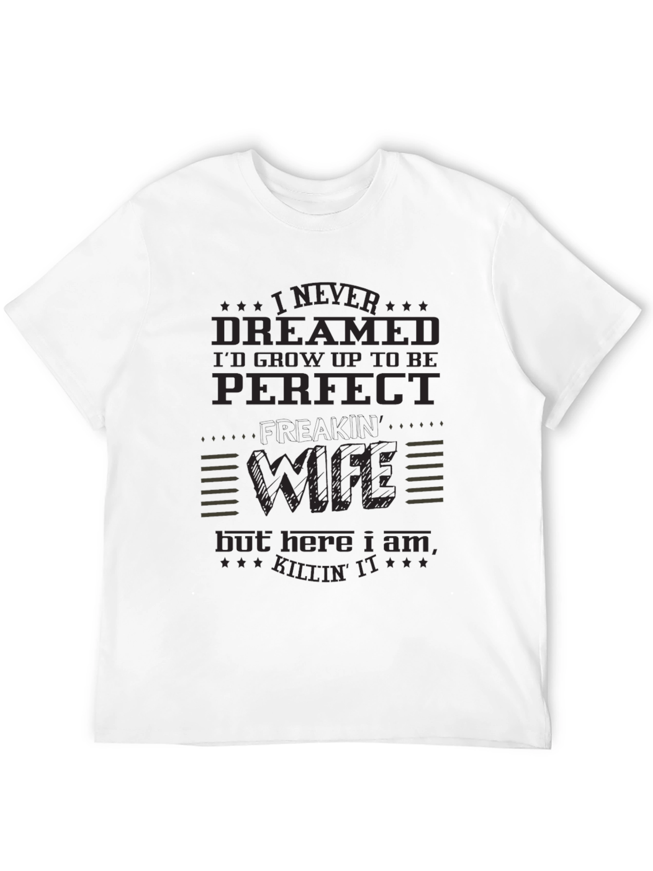 Perfect Wife Black Graphic Tee