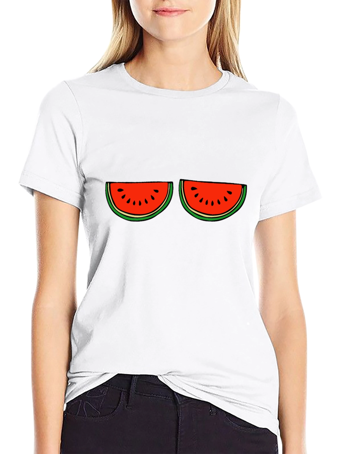 Funny Watermelon Graphic T-Shirt - Summer Vibes