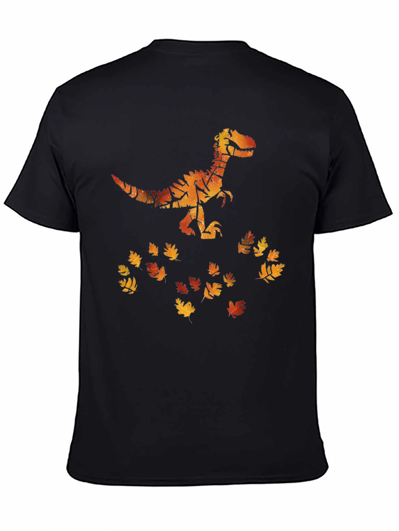 Dino Fall Leaves Graphic Tee