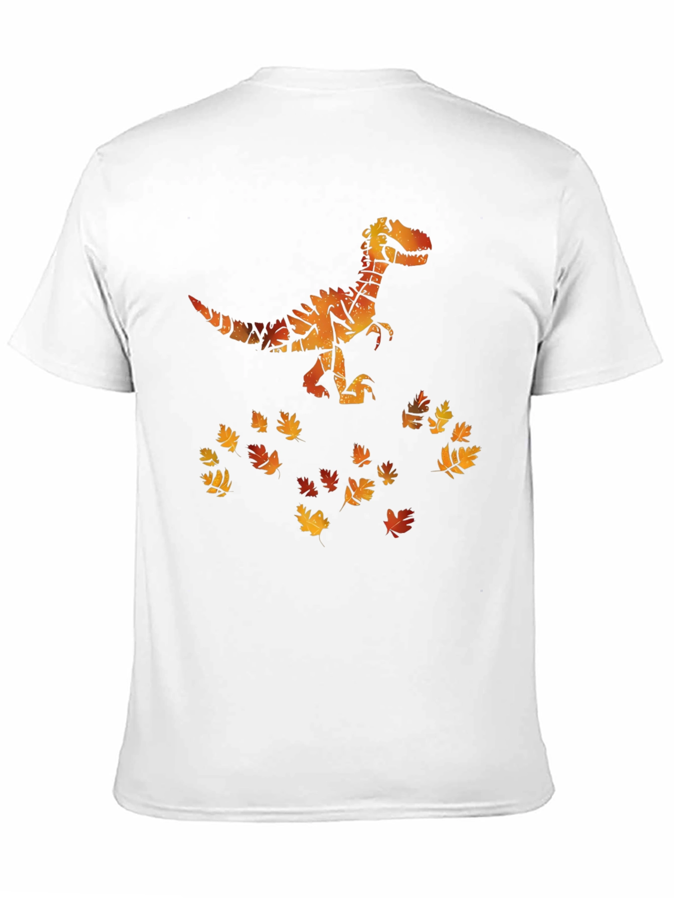 Dino Fall Leaves Graphic Tee