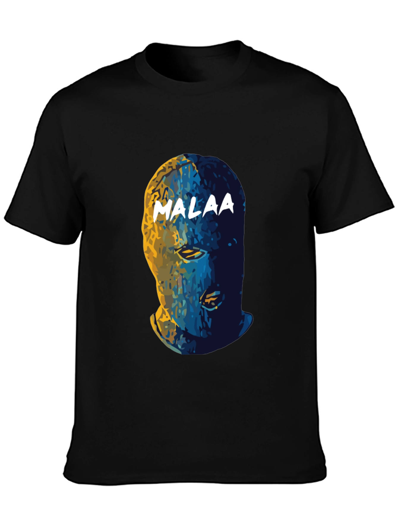 Malaa Mask Graphic Tee - Mens Black T-Shirt