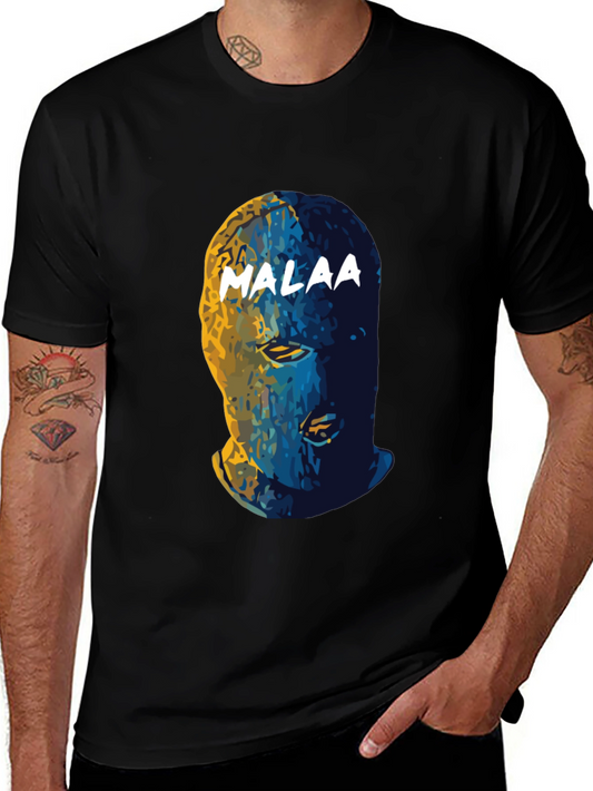 Malaa Mask Graphic Tee - Mens Black T-Shirt
