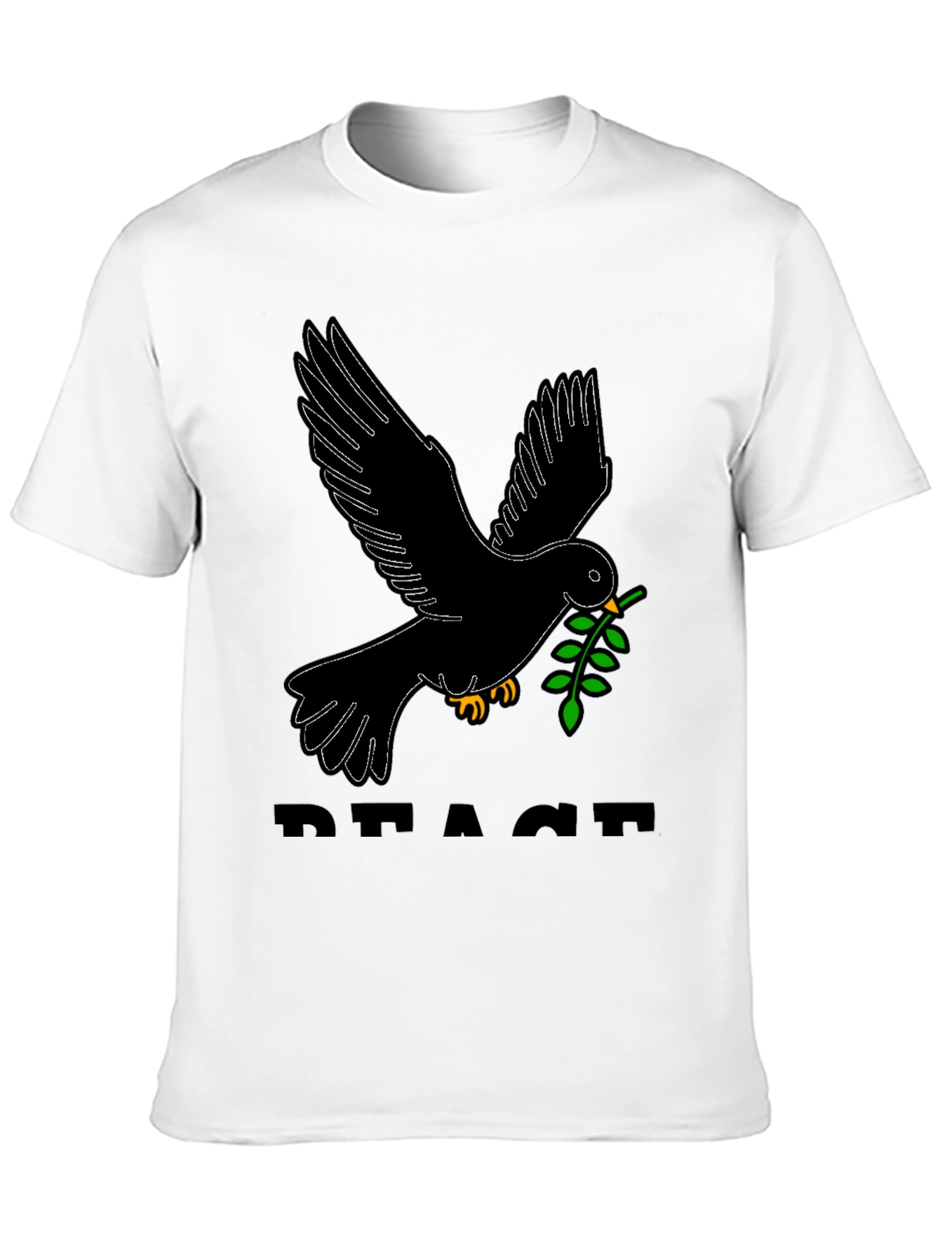 Peace Dove Graphic Tee - Black