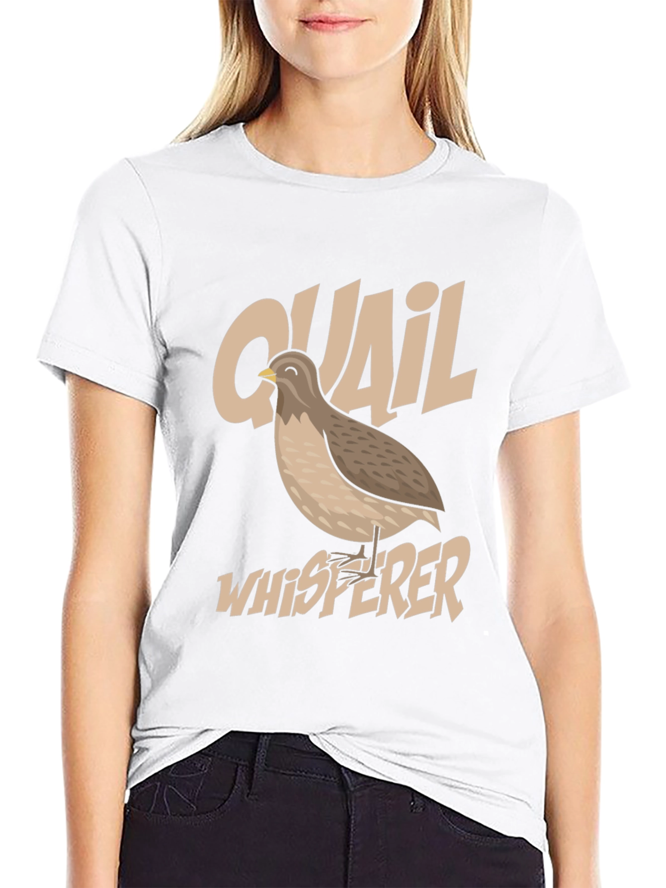 Quail Whisperer Graphic T-Shirt - Bird Lover Tee