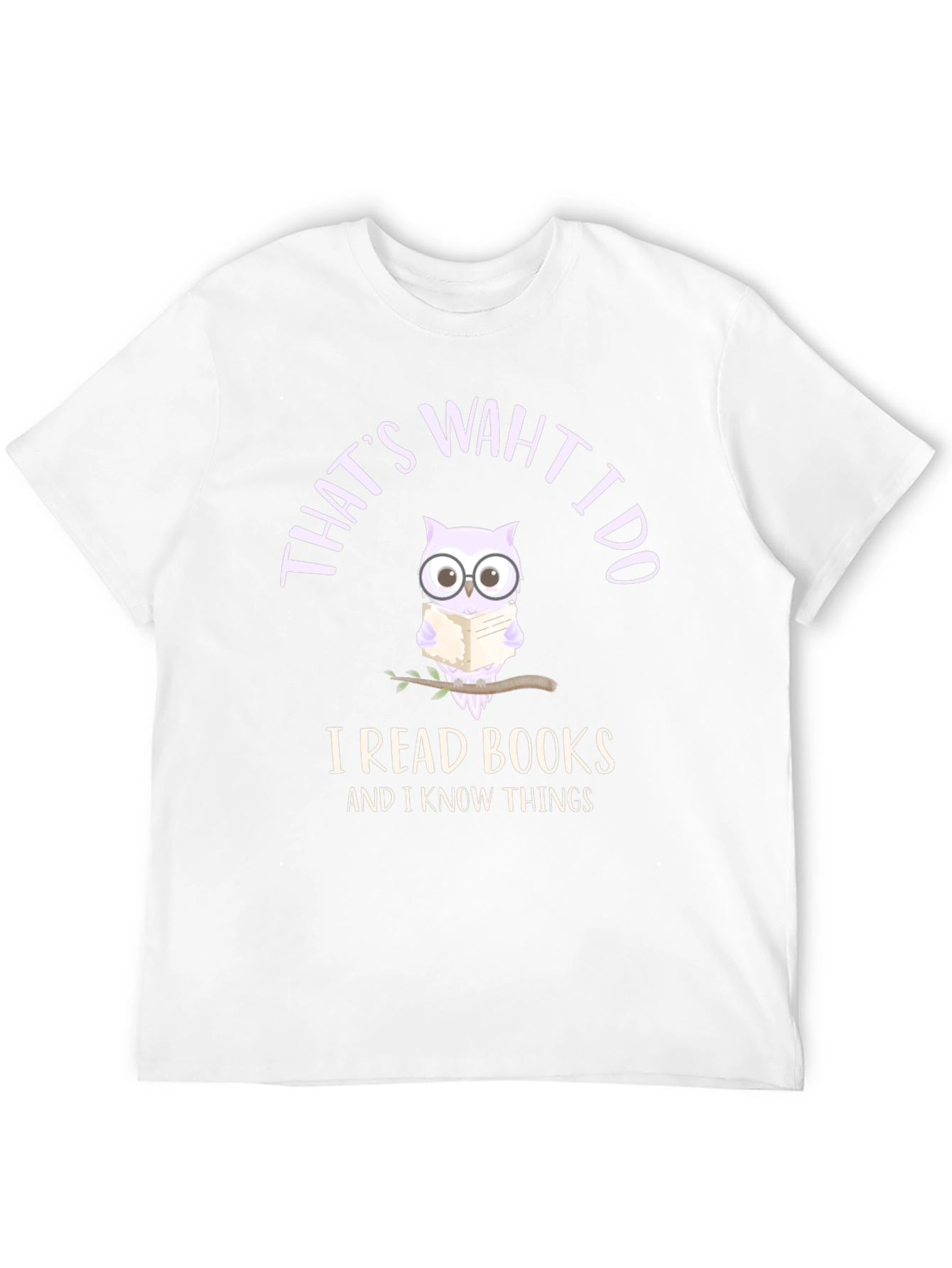 Thats What I Do Owl Reading Book T-Shirt