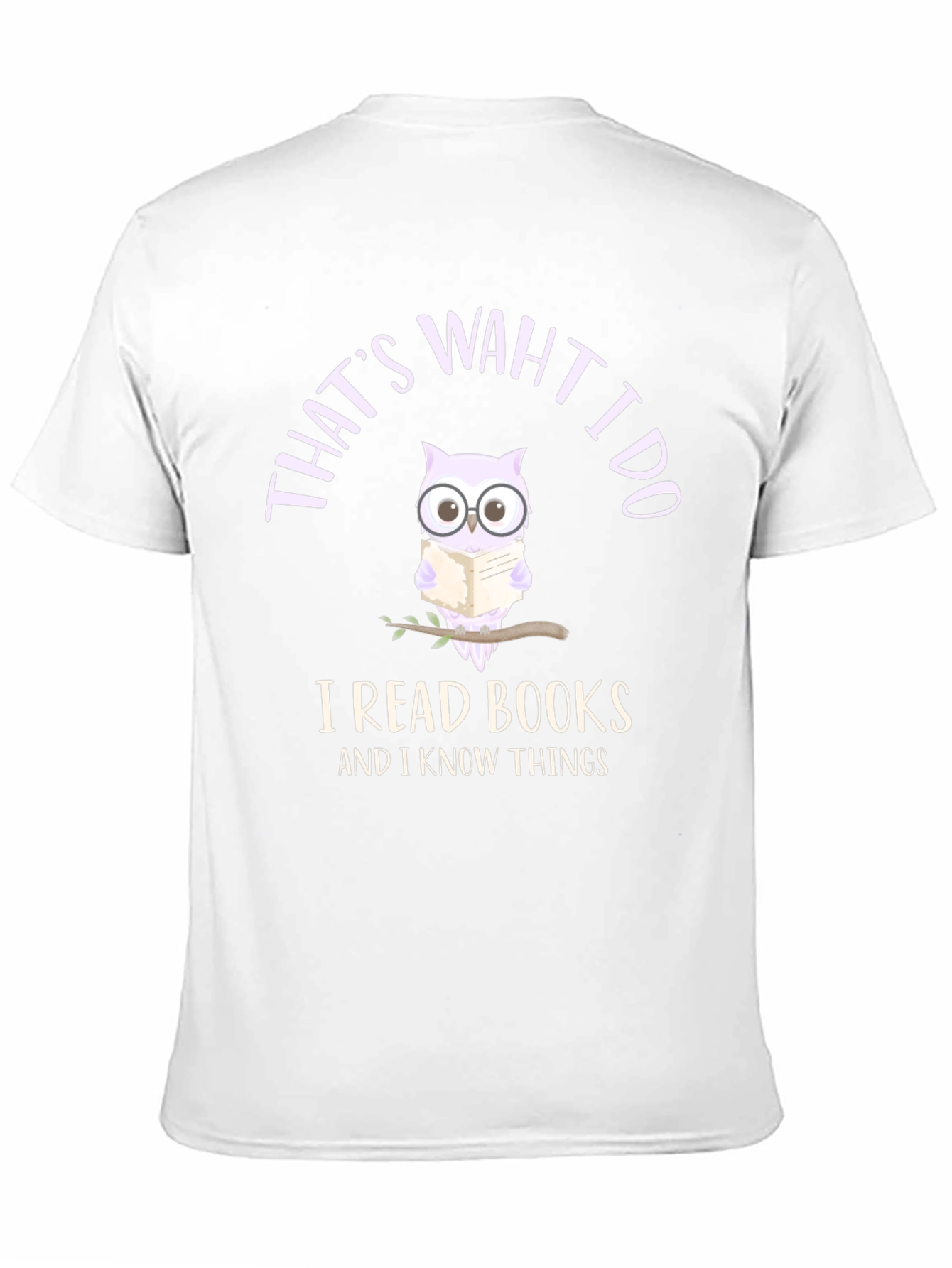 Thats What I Do Owl Reading Book T-Shirt
