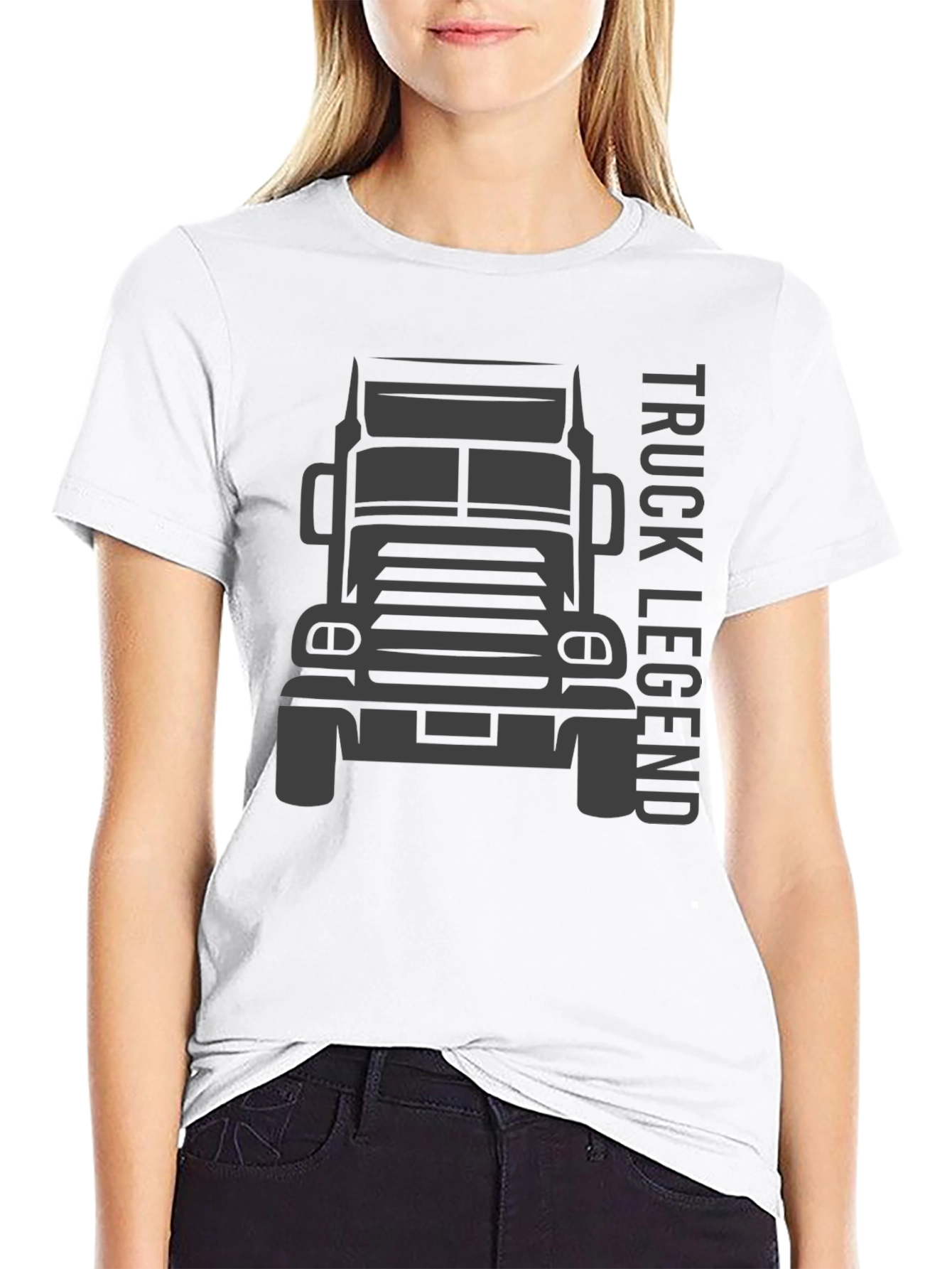 Truck Legend Graphic T-Shirt - Black
