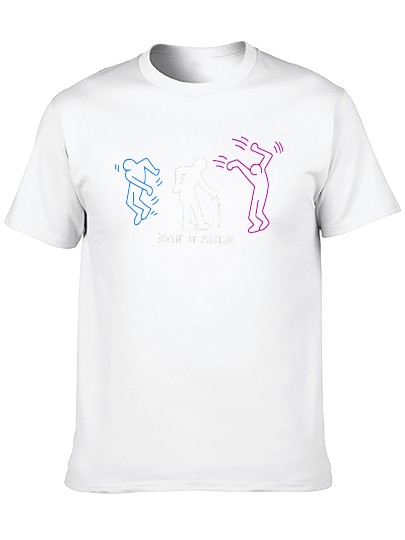 Keith Haring Inspired Avin It Medium Graphic Tee