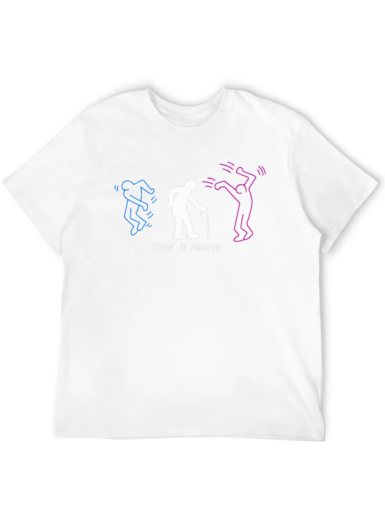 Keith Haring Inspired Avin It Medium Graphic Tee