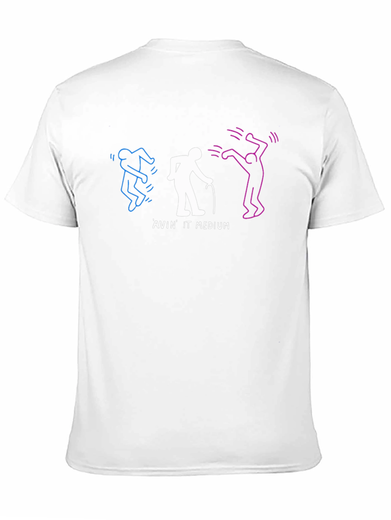 Keith Haring Inspired Avin It Medium Graphic Tee