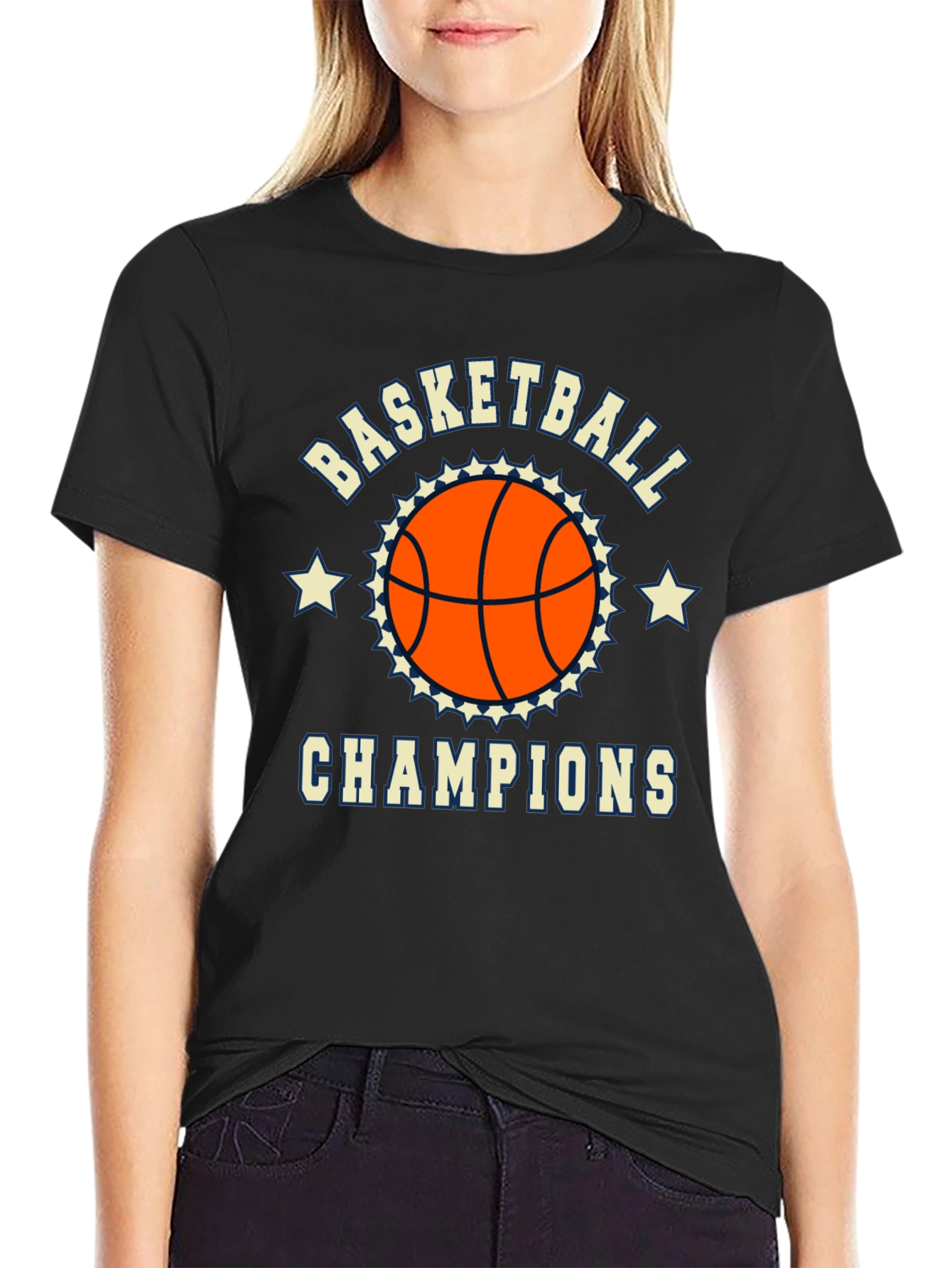 Basketball Champions Graphic T-Shirt