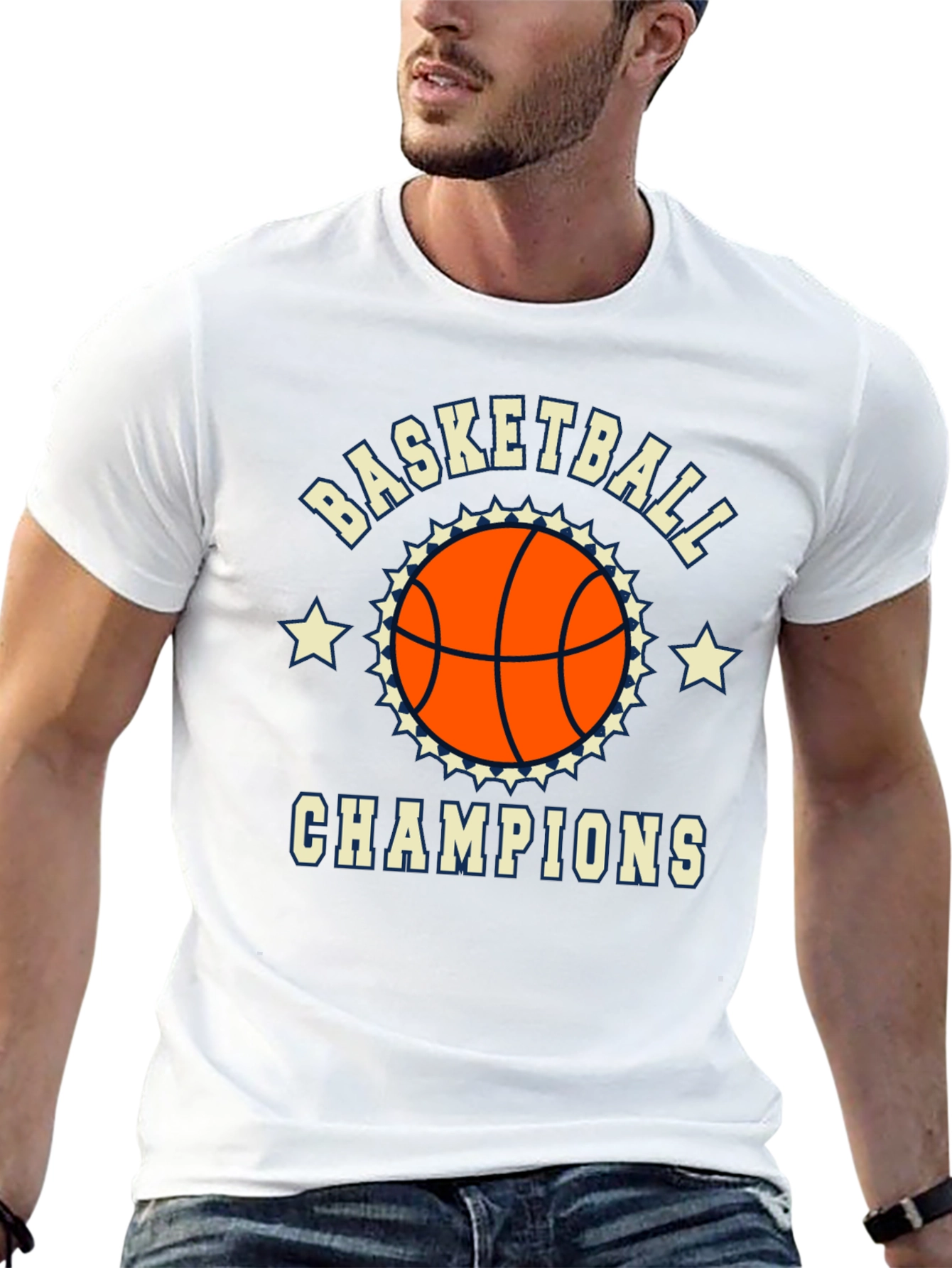 Basketball Champions Graphic T-Shirt