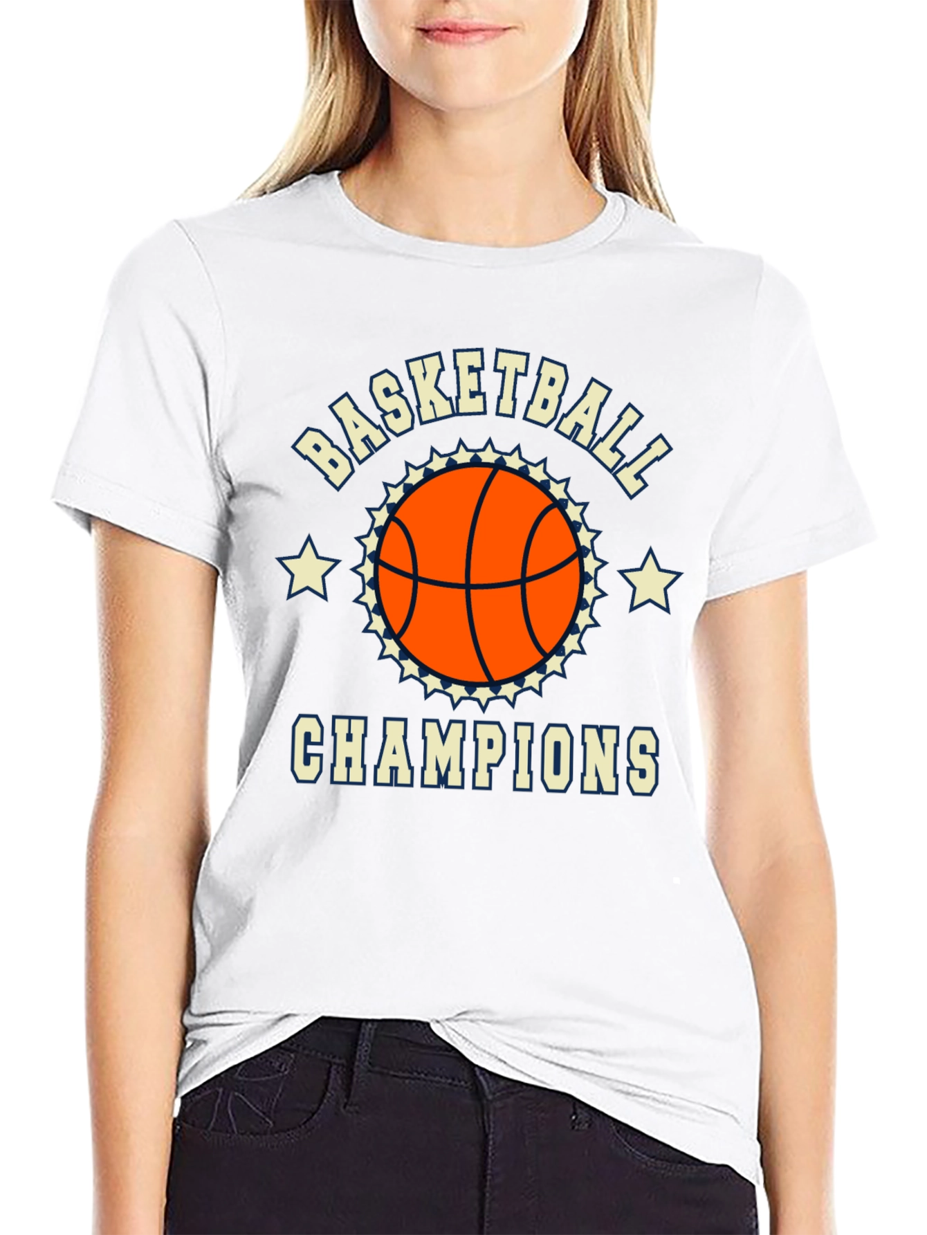 Basketball Champions Graphic T-Shirt