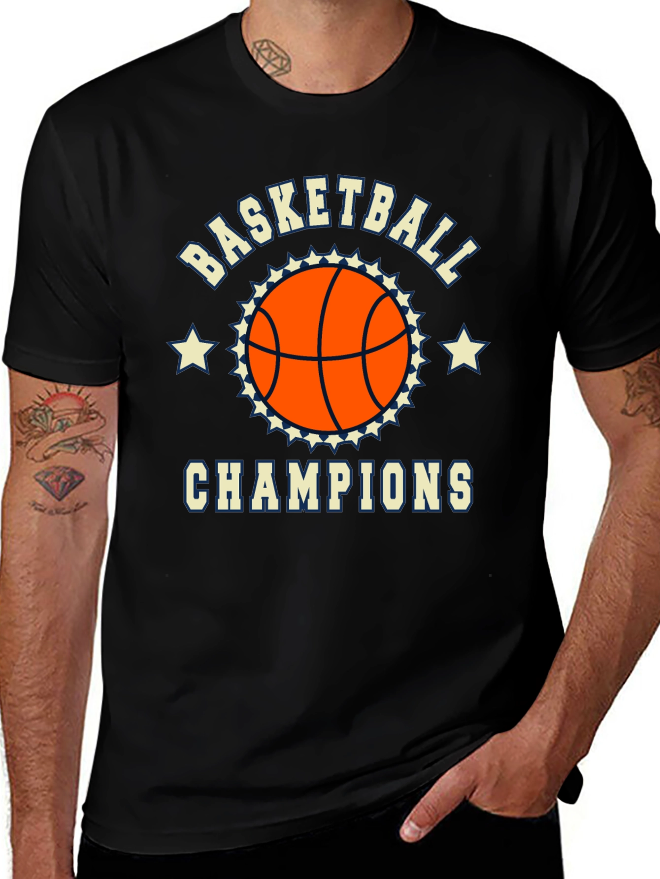Basketball Champions Graphic T-Shirt