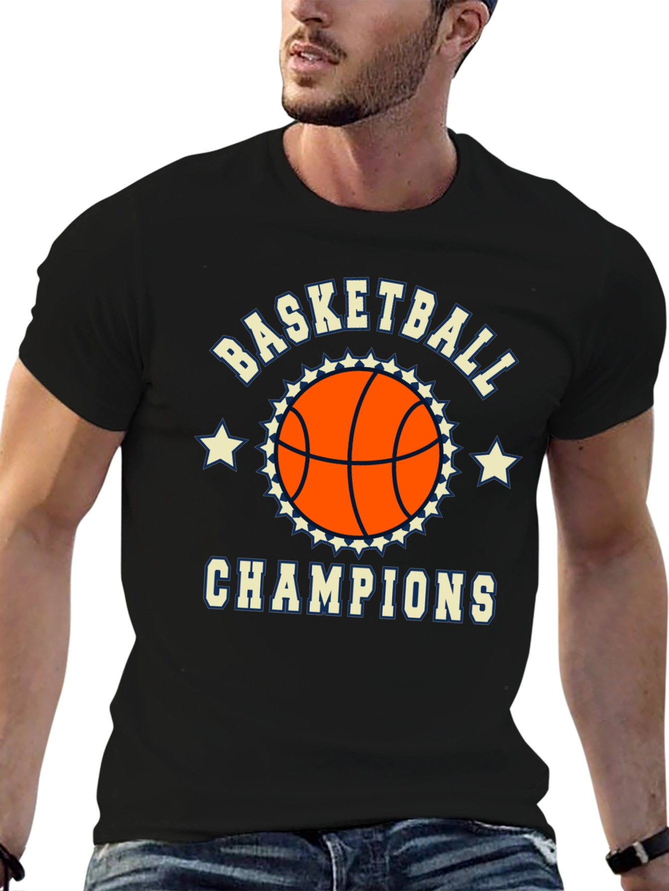 Basketball Champions Graphic T-Shirt