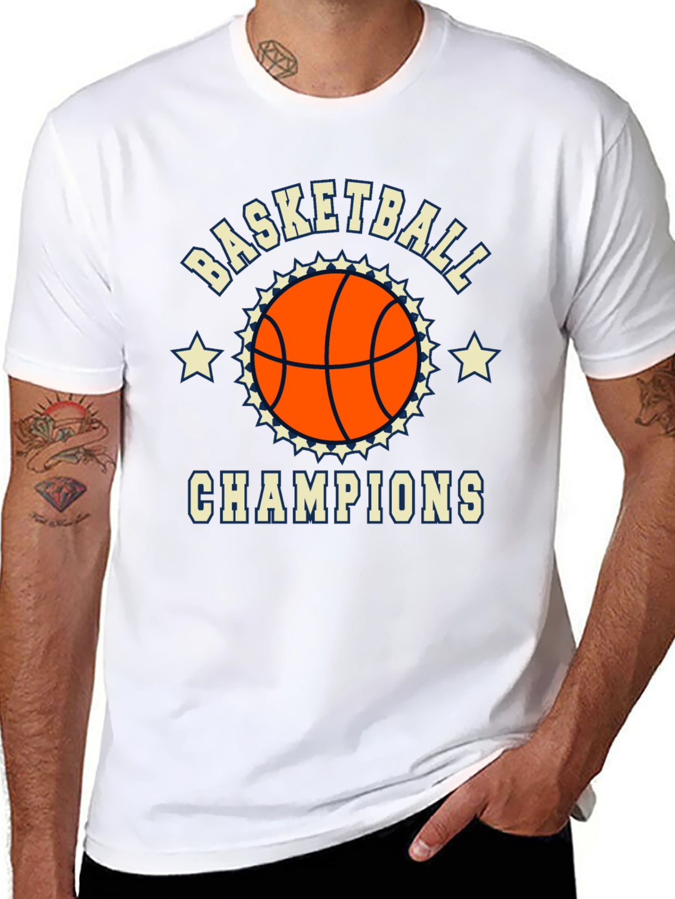 Basketball Champions Graphic T-Shirt