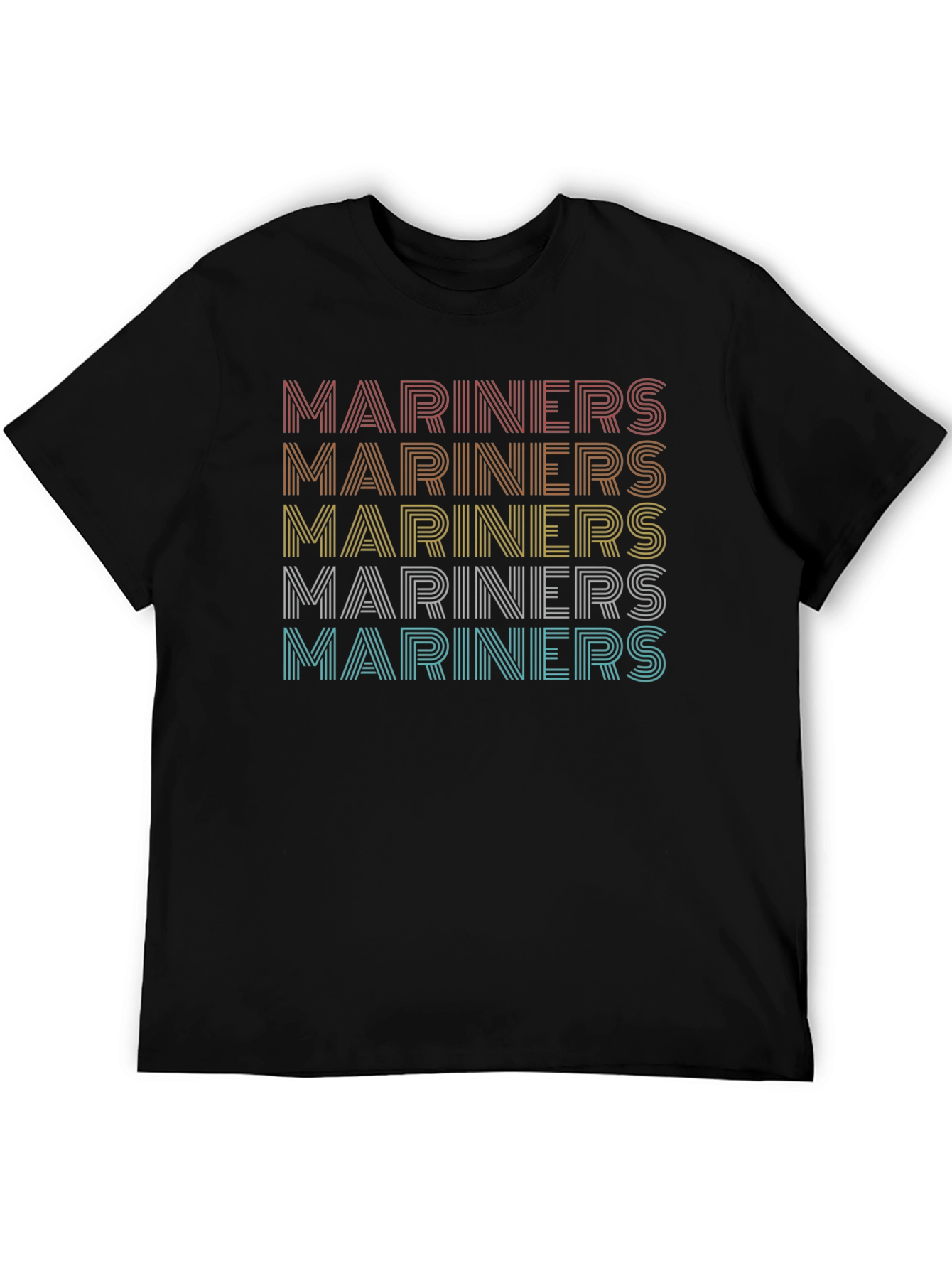 Mariners Retro Style Graphic T-Shirt