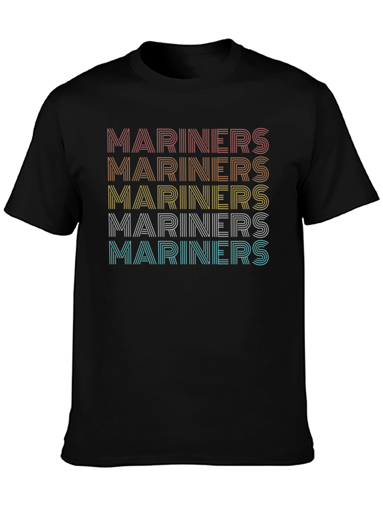 Mariners Retro Style Graphic T-Shirt