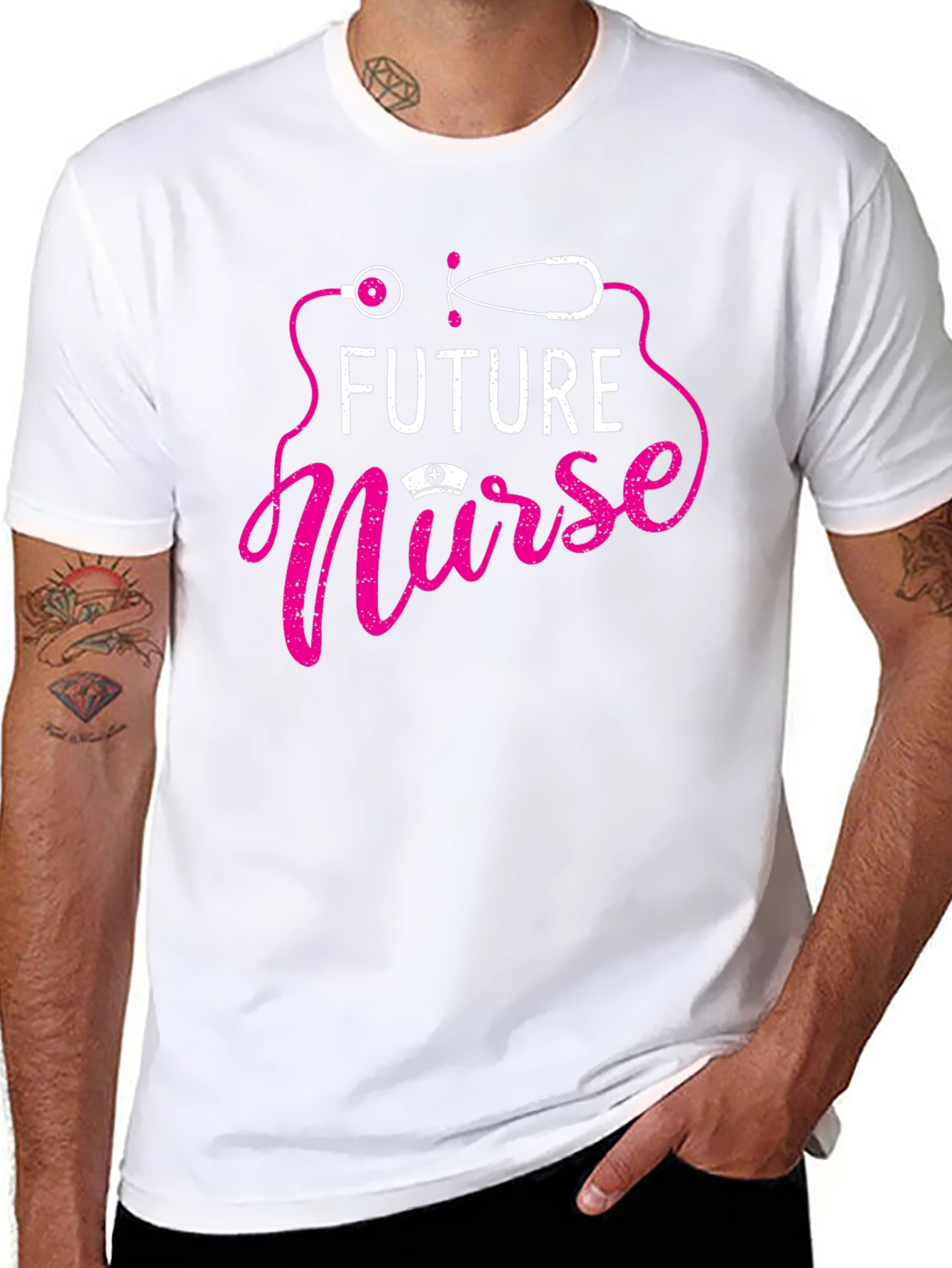 Future Nurse Graphic Tee - Black