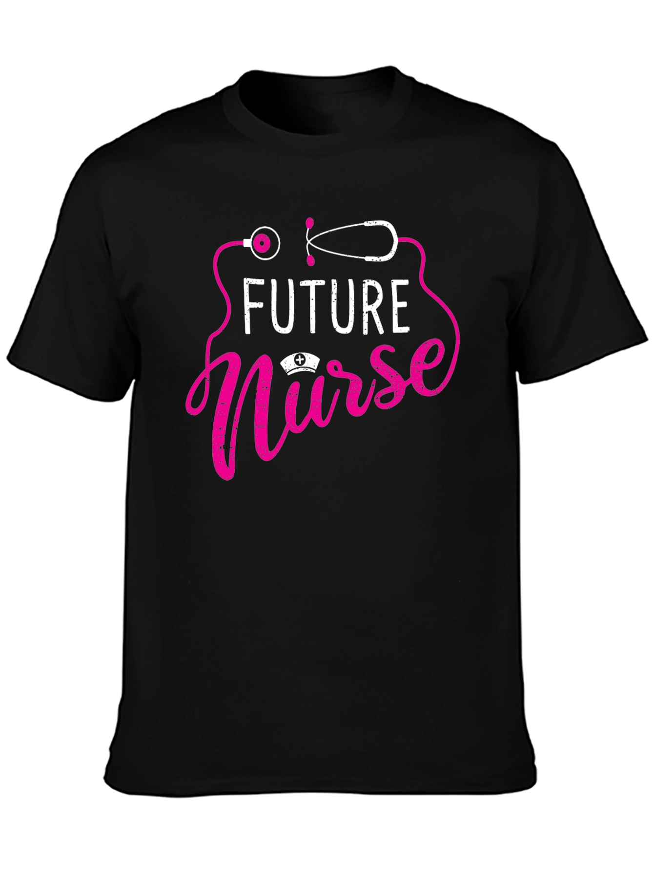 Future Nurse Graphic Tee - Black