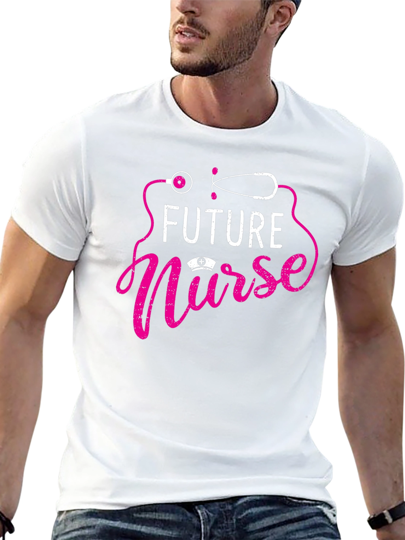 Future Nurse Graphic Tee - Black