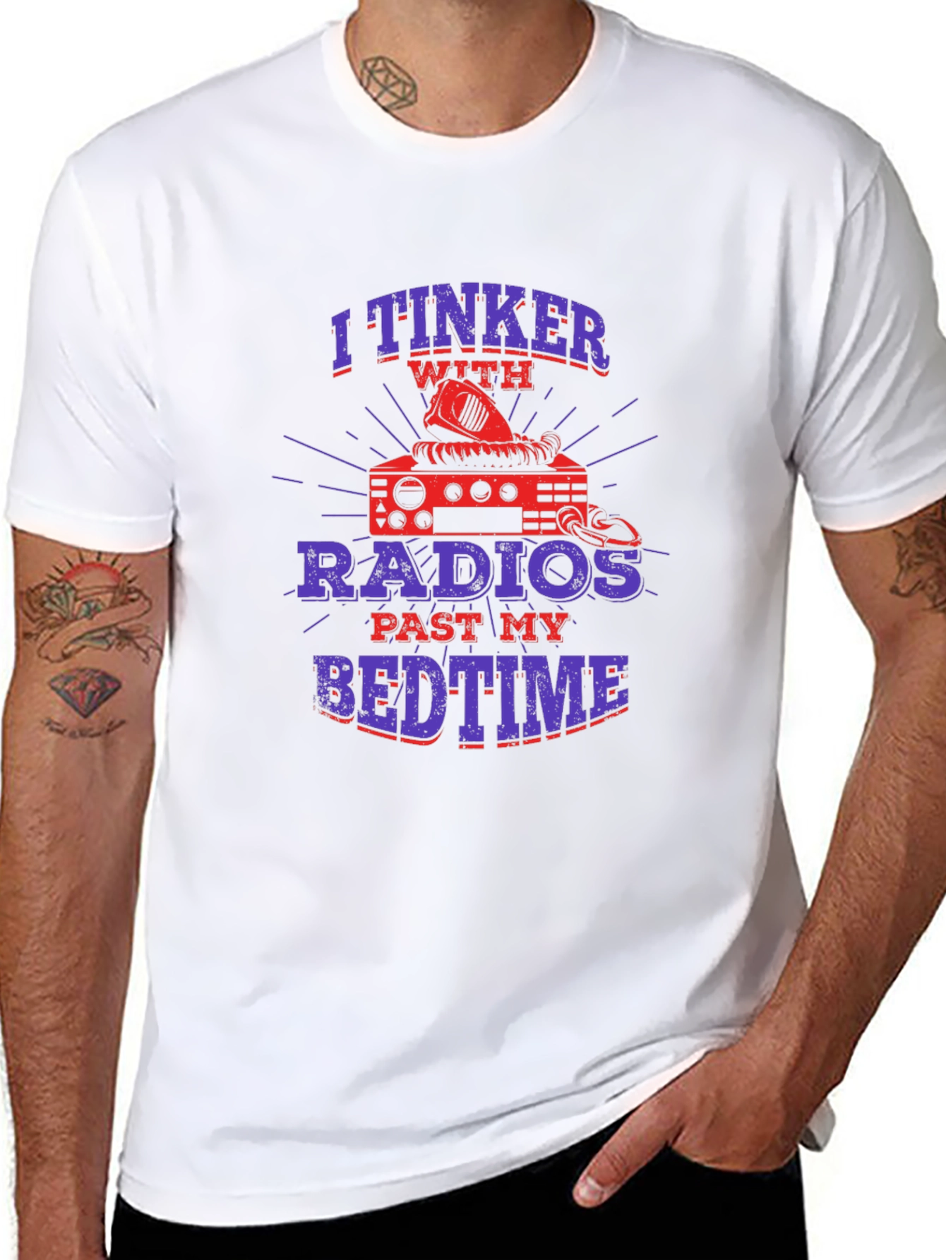 Radio Enthusiast T-Shirt - I Tinker with Radios