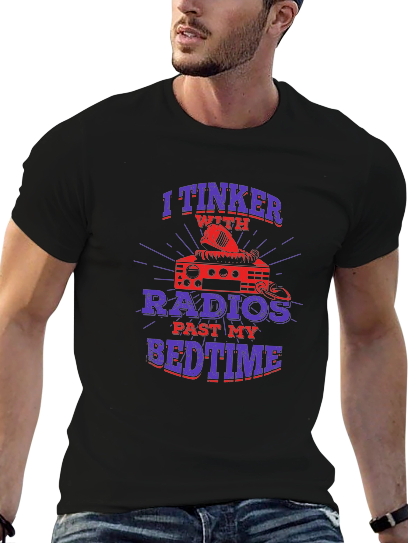 Radio Enthusiast T-Shirt - I Tinker with Radios