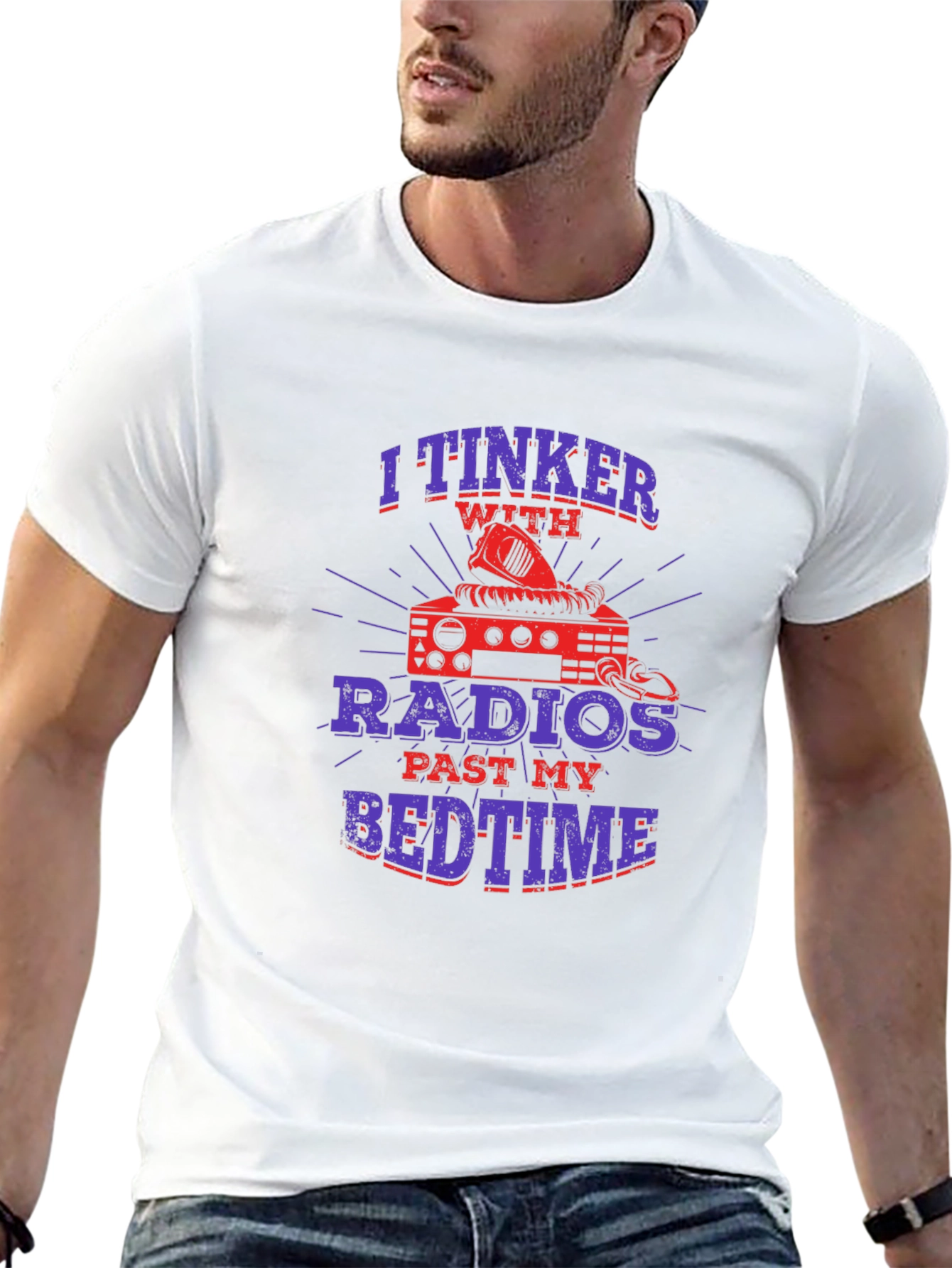 Radio Enthusiast T-Shirt - I Tinker with Radios