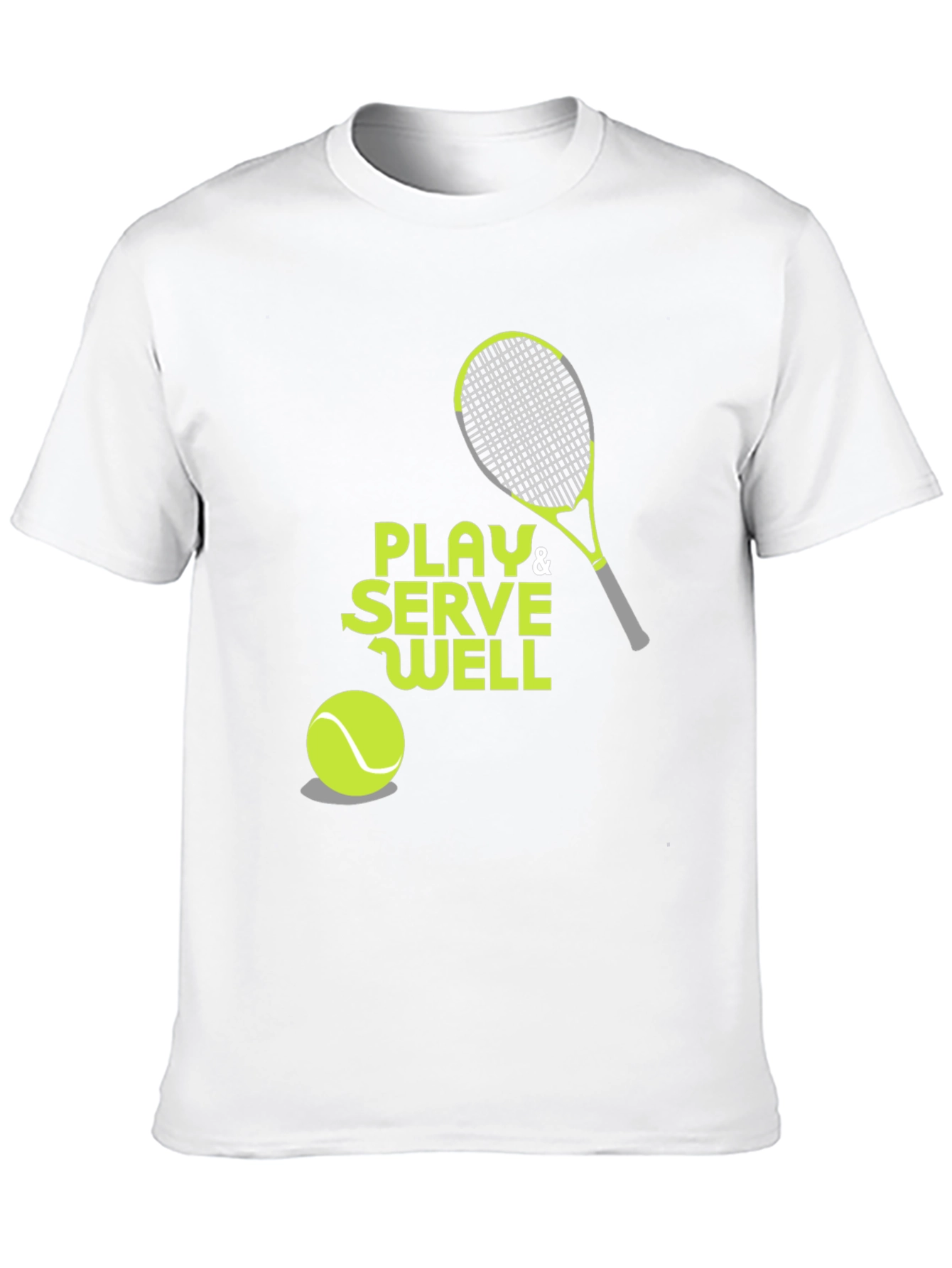 Play & Serve Well Tennis Graphic Tee