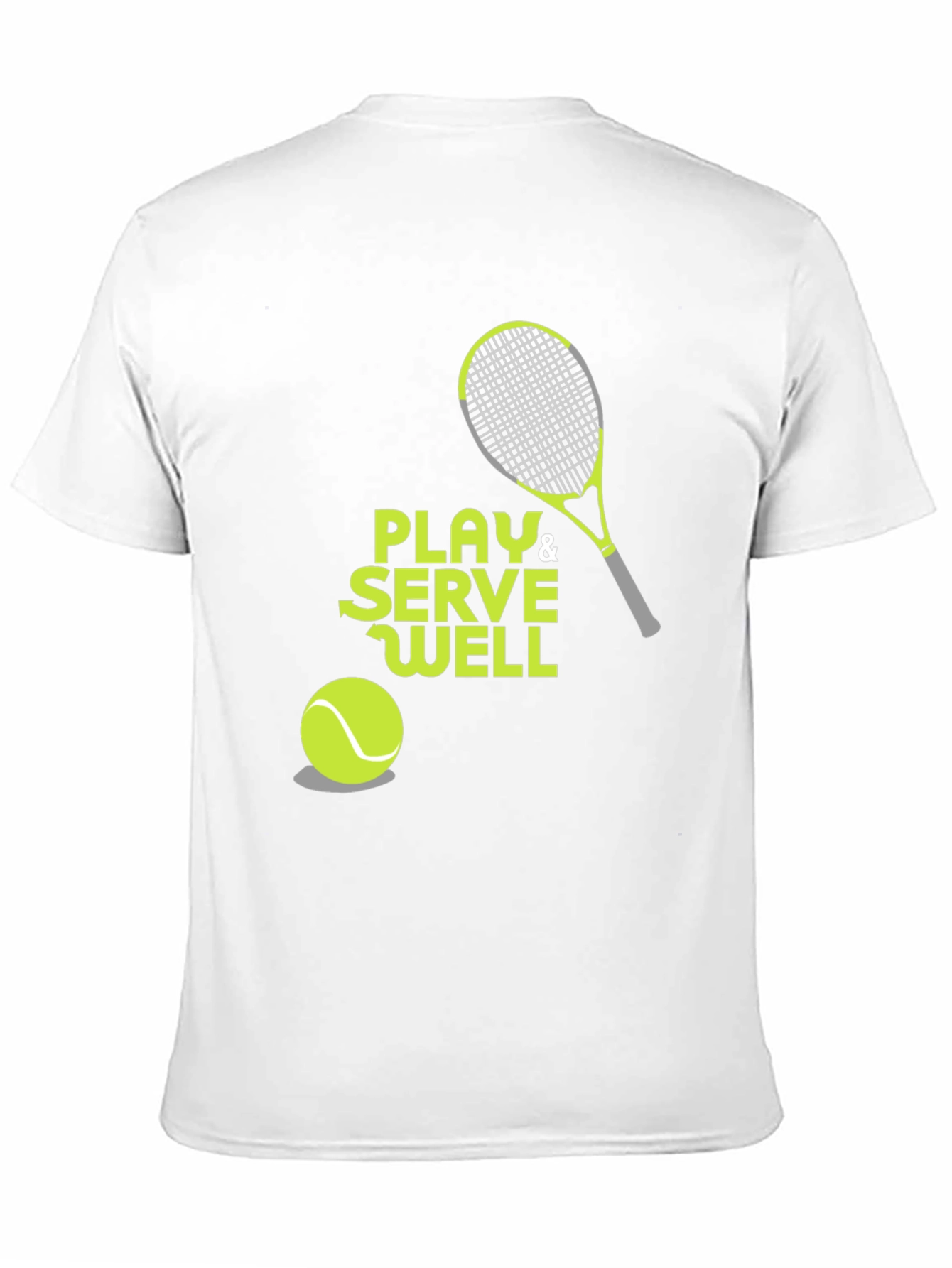 Play & Serve Well Tennis Graphic Tee