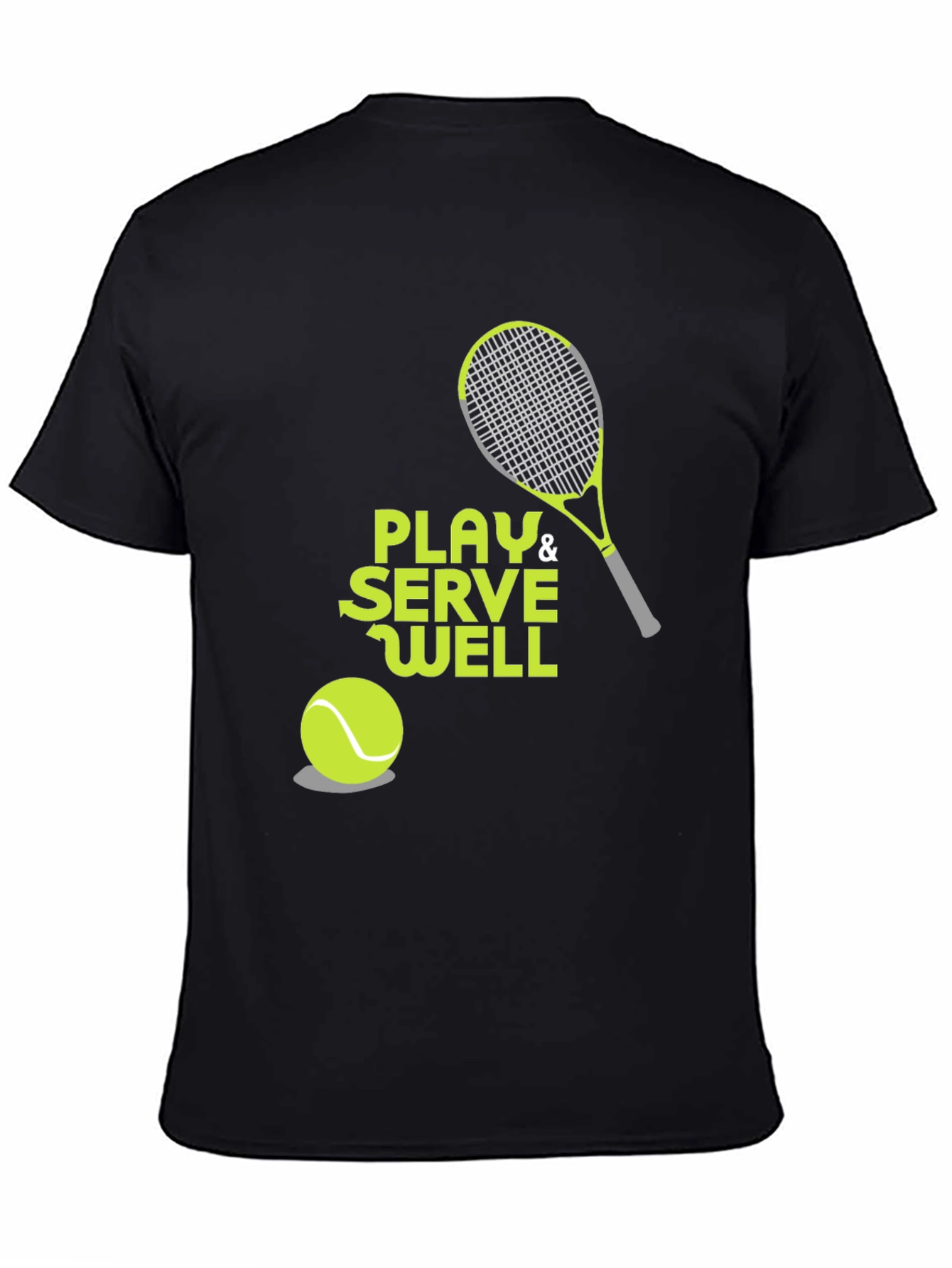 Play & Serve Well Tennis Graphic Tee