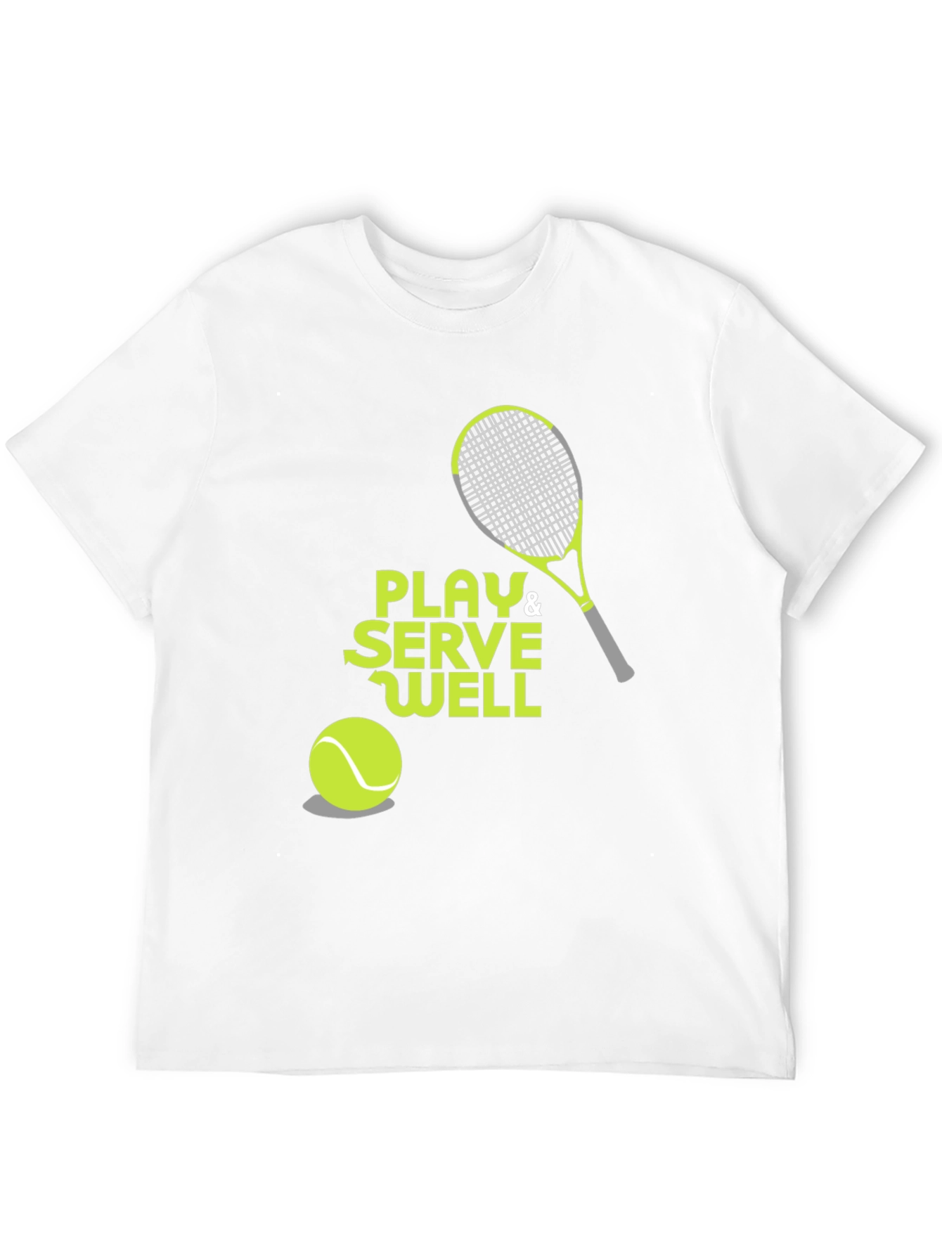 Play & Serve Well Tennis Graphic Tee