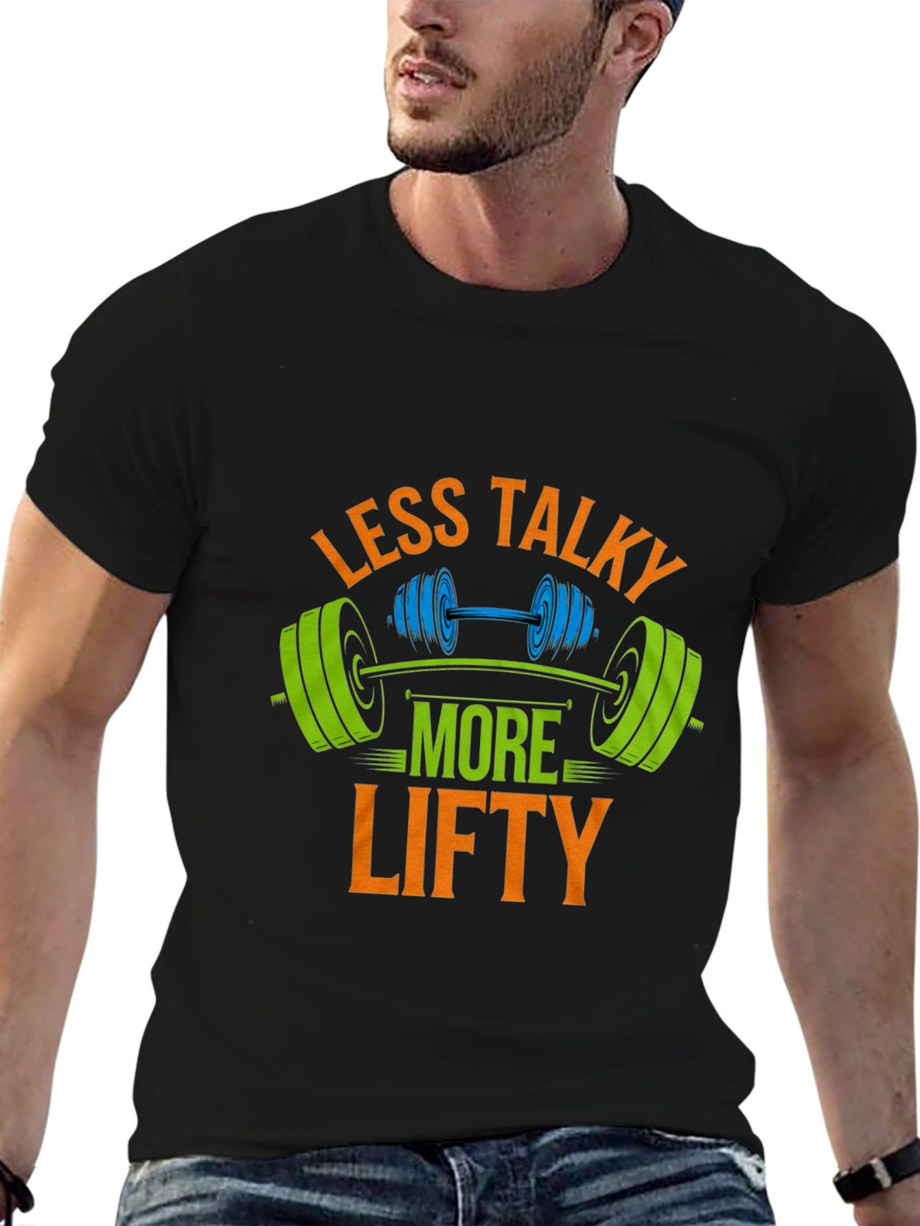 Less Talky More Lifty Graphic T-Shirt