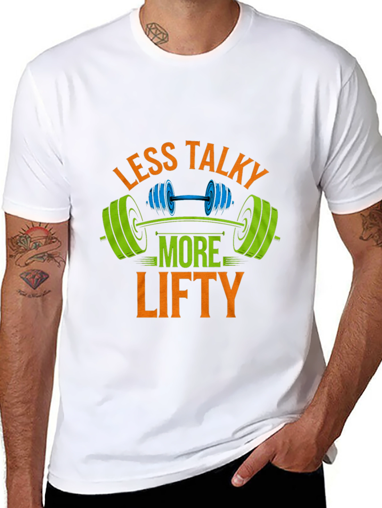 Less Talky More Lifty Graphic T-Shirt