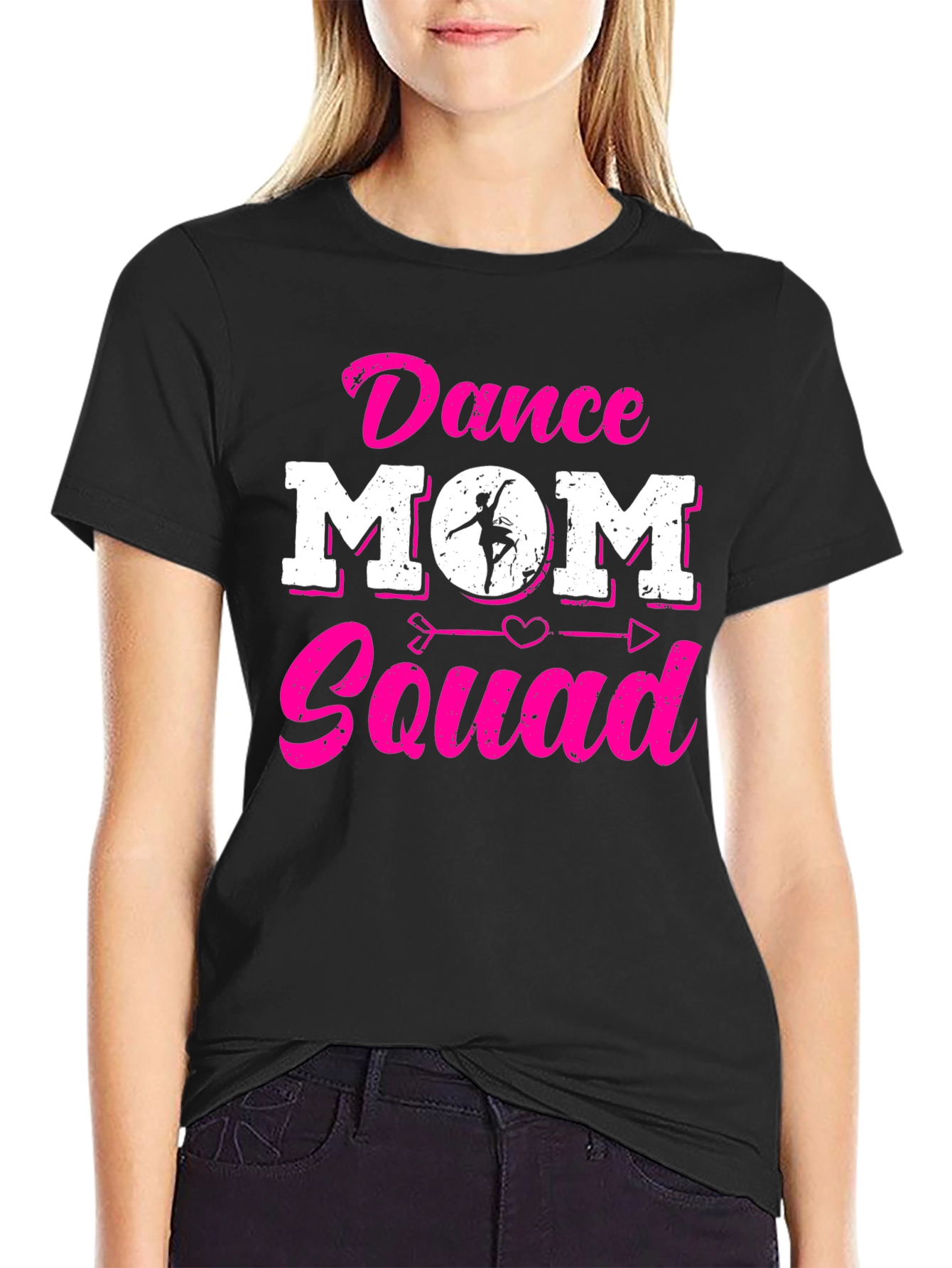 Dance Mom Squad Tee - Ballerina Graphic T-Shirt