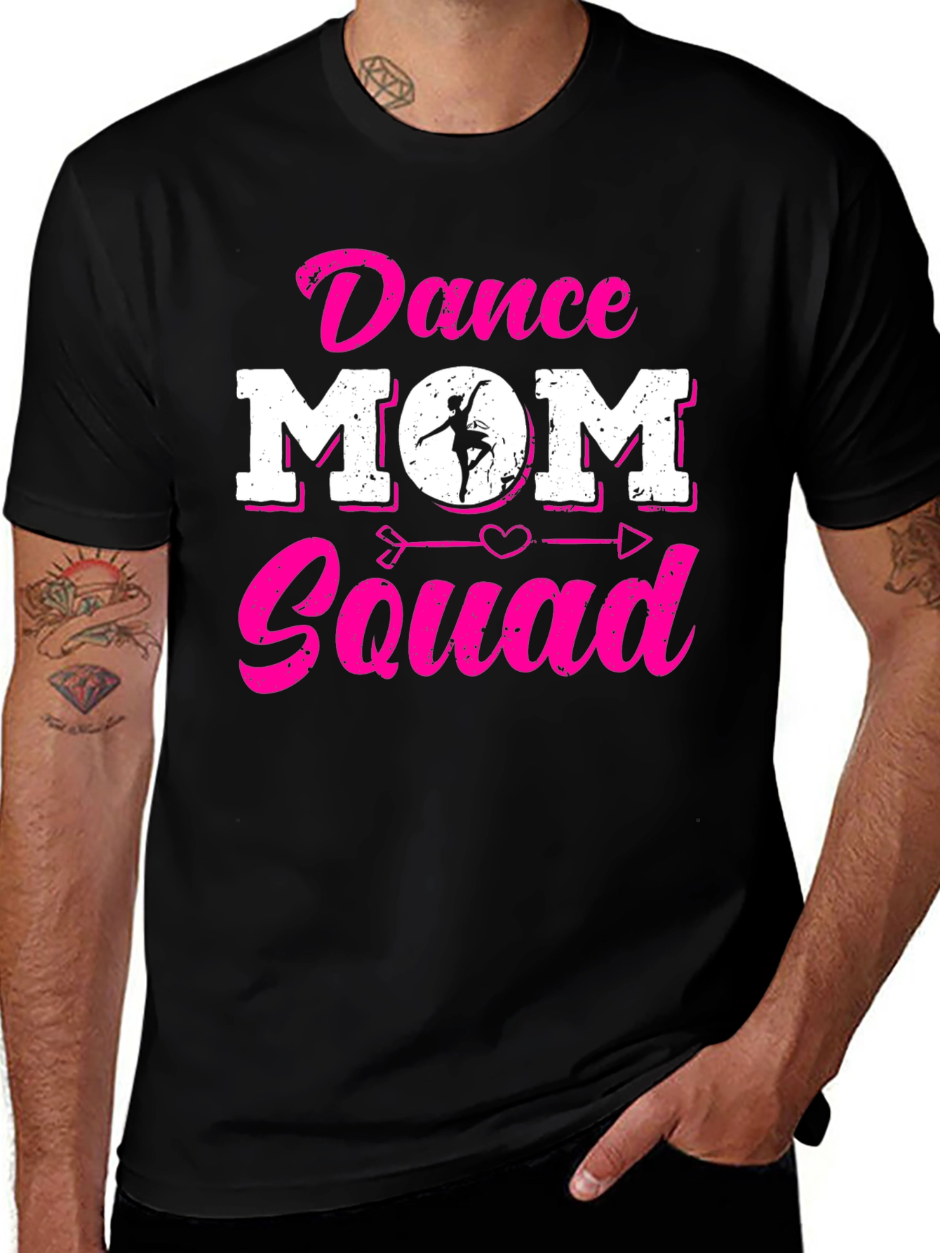 Dance Mom Squad Tee - Ballerina Graphic T-Shirt