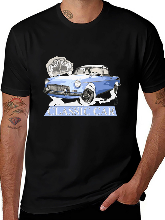 Classic Car Graphic Tee - Cool Vintage Car Shirt