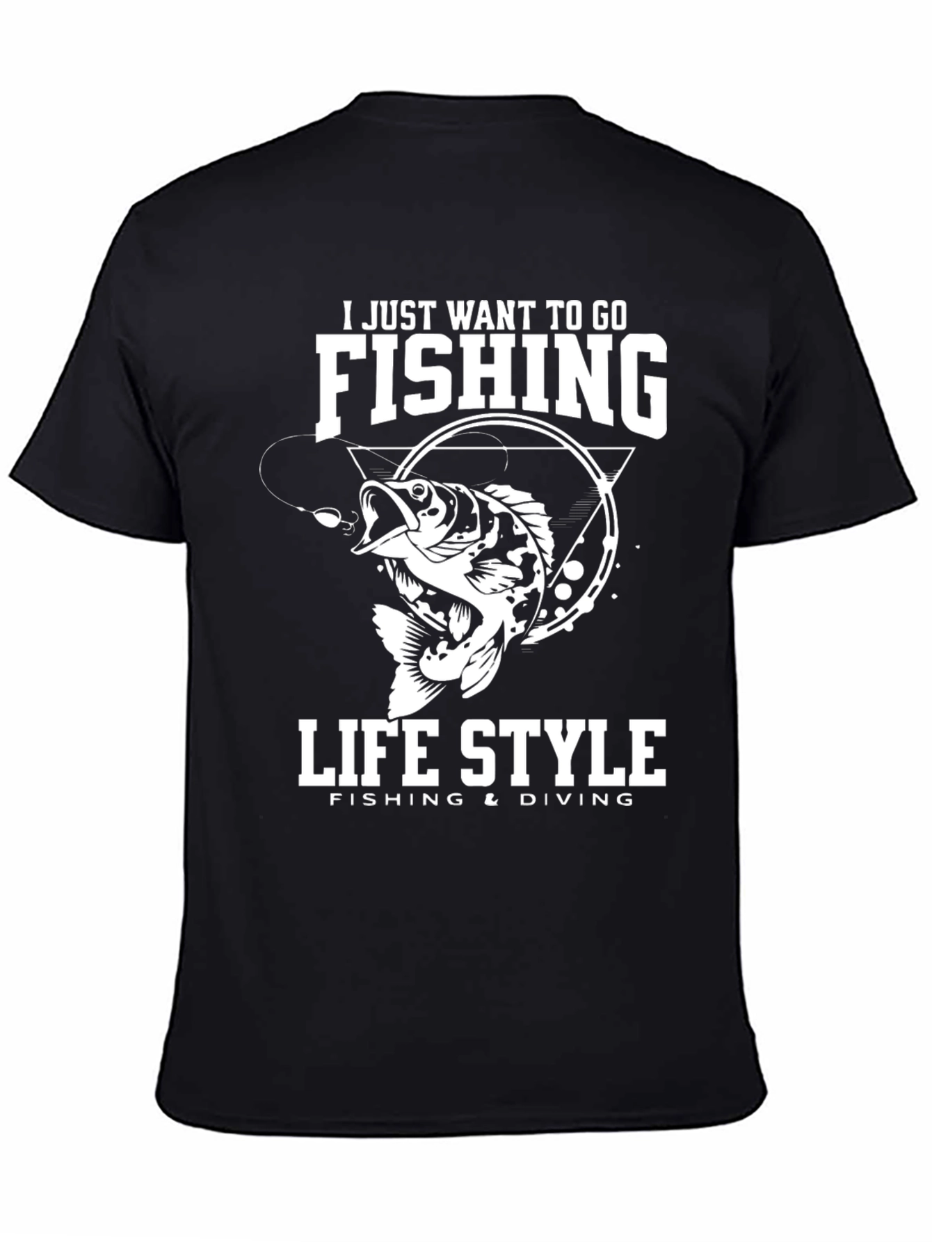 Fishing Life Style Graphic Tee