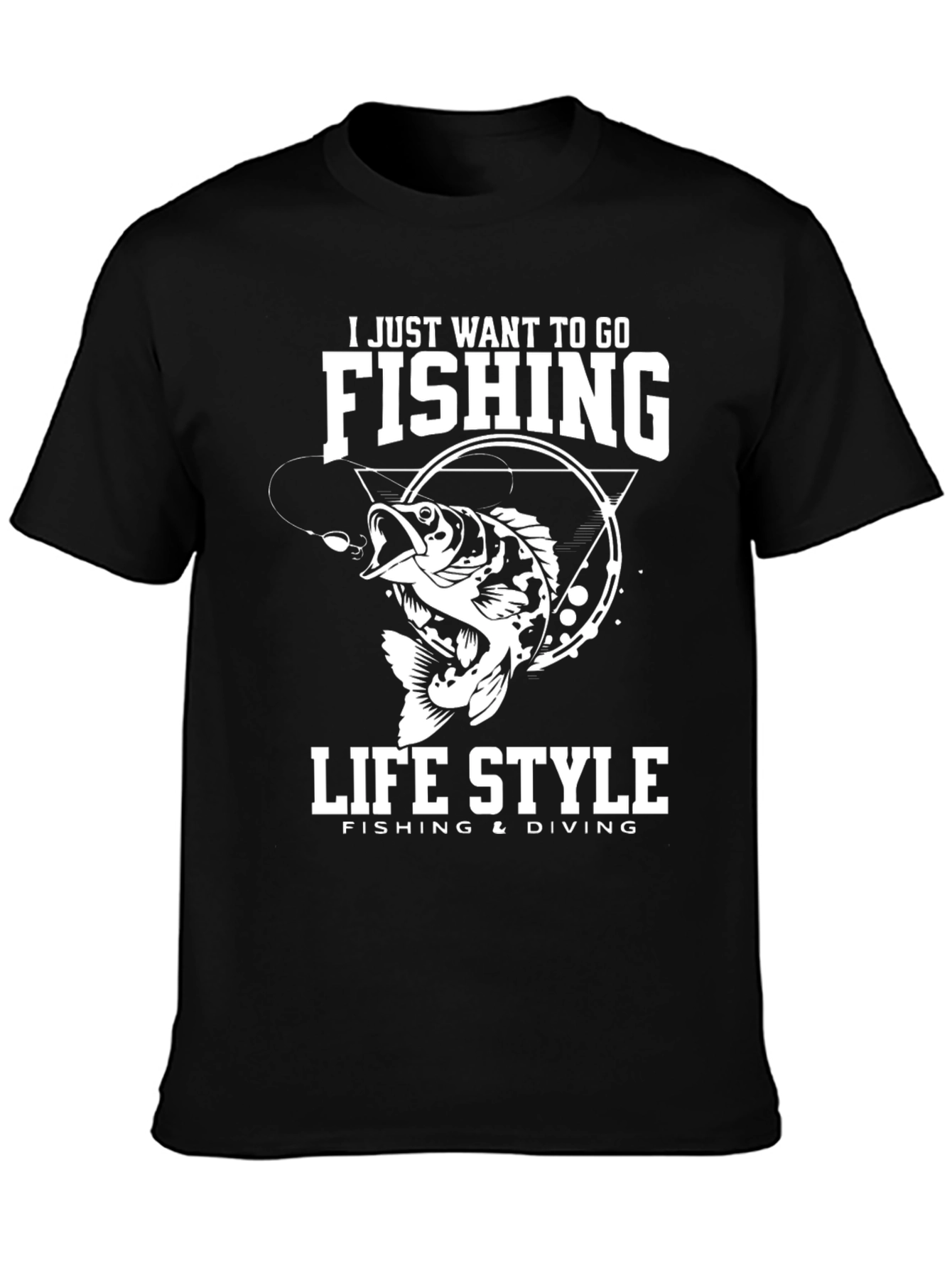 Fishing Life Style Graphic Tee