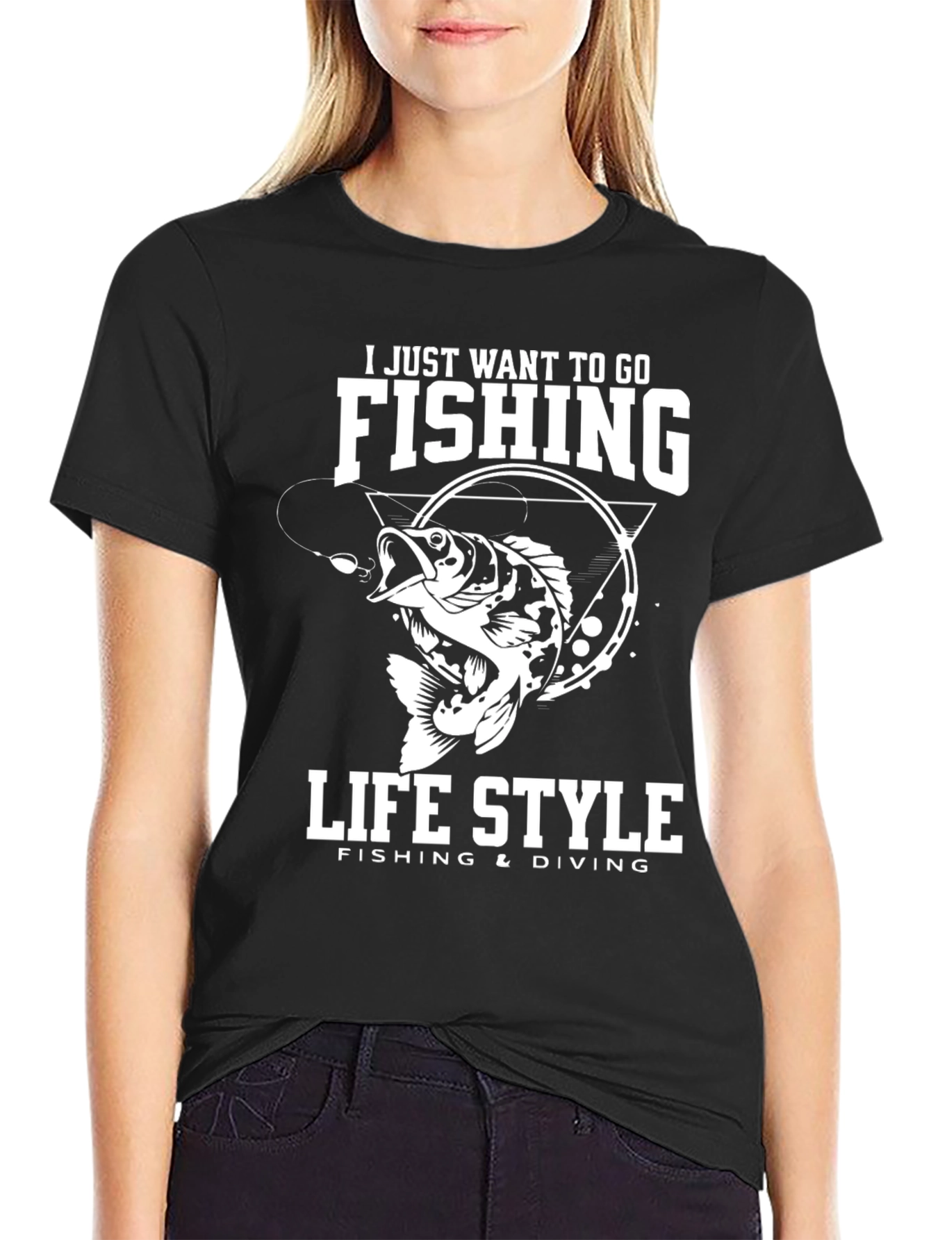 Fishing Life Style Graphic Tee