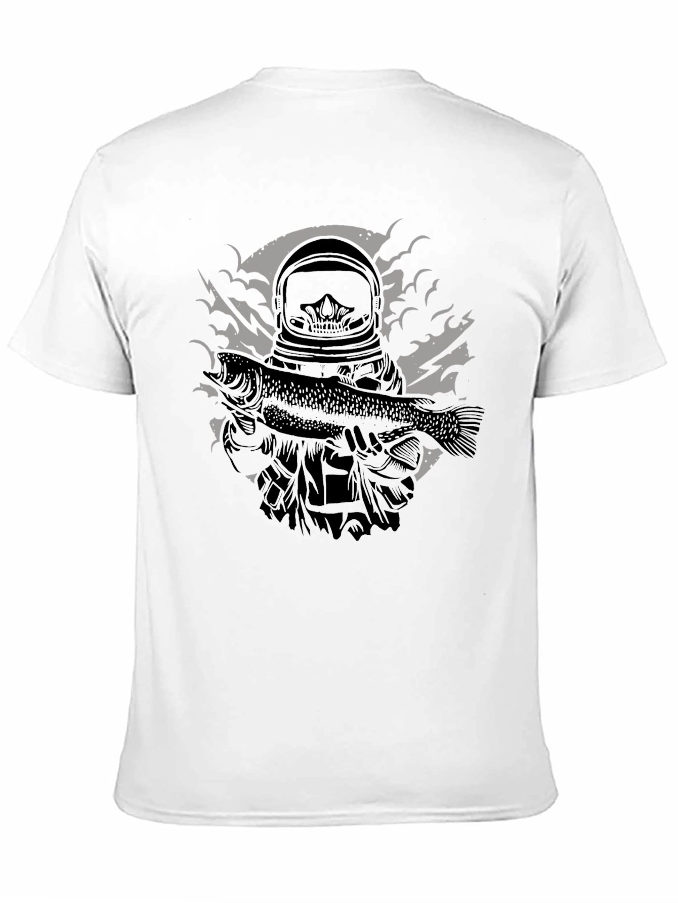 Astronaut Fish Graphic T-Shirt