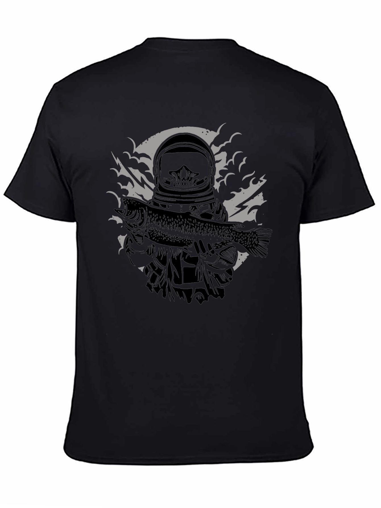 Astronaut Fish Graphic T-Shirt