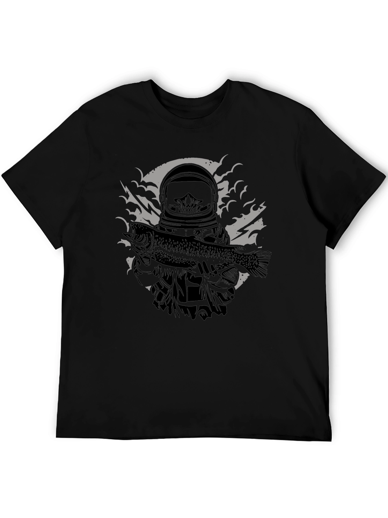 Astronaut Fish Graphic T-Shirt