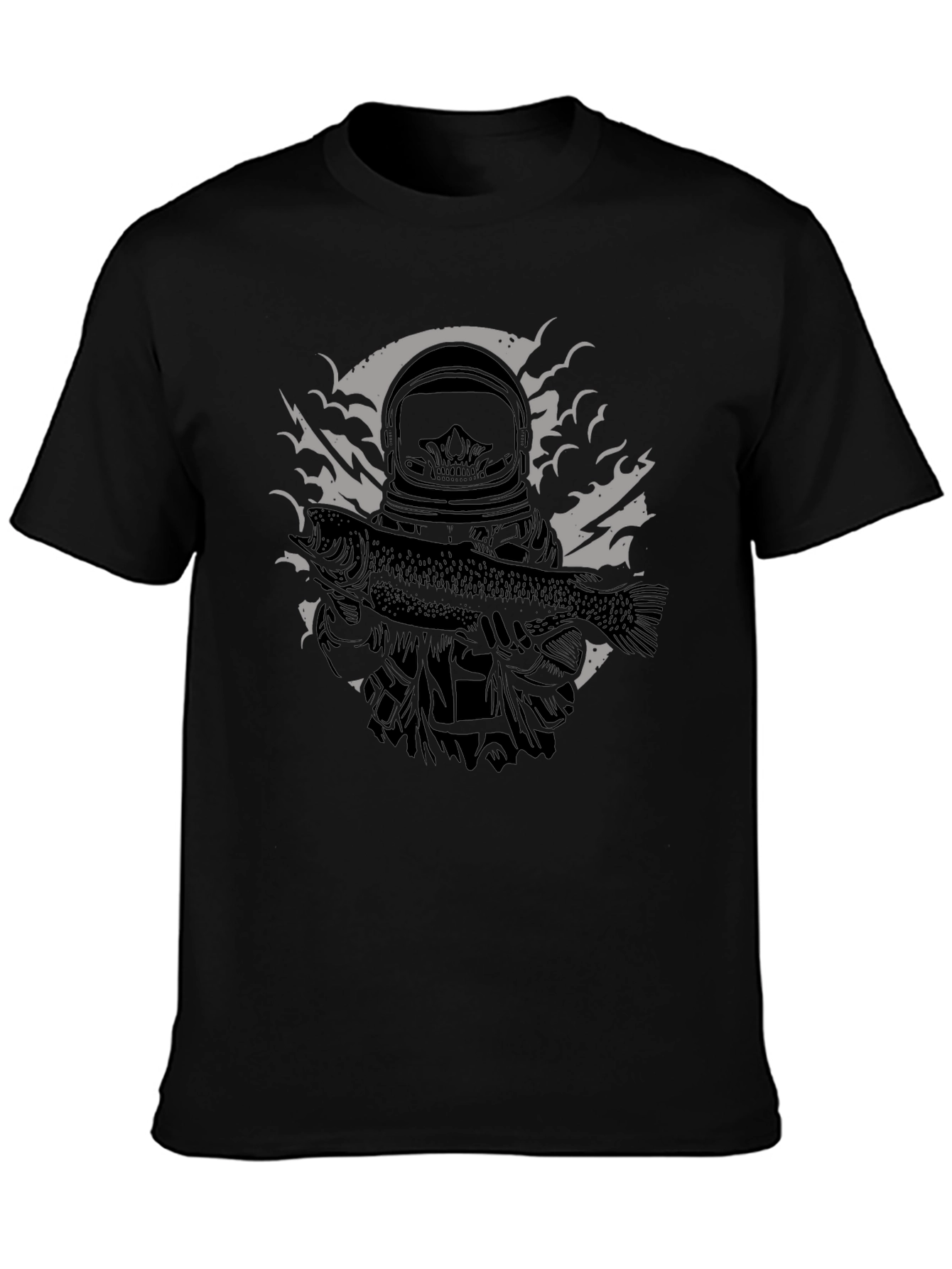 Astronaut Fish Graphic T-Shirt