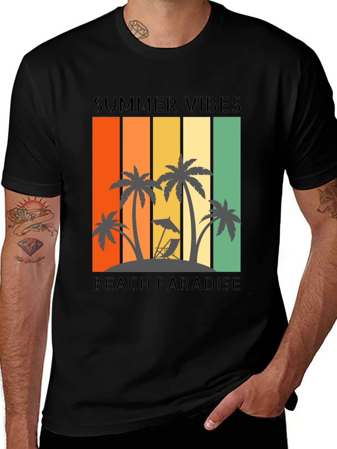 Summer Vibes Beach Paradise T-Shirt